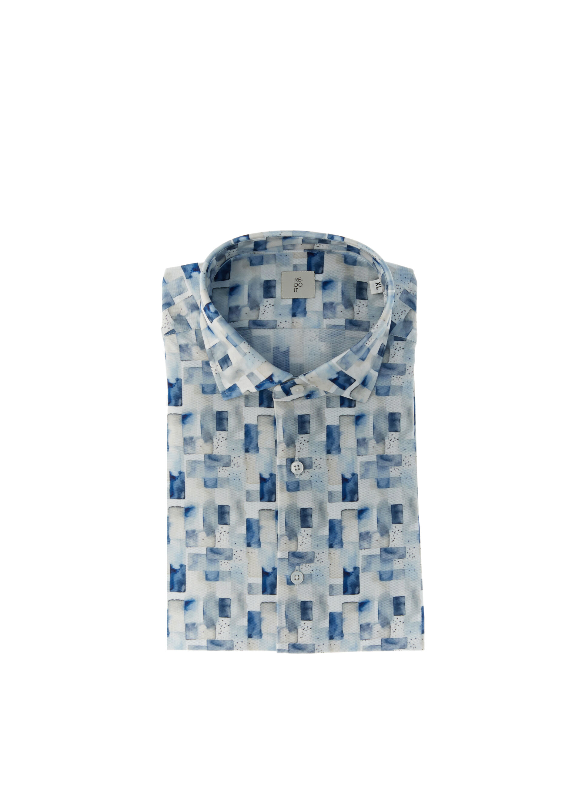 Camicia elasticizzata AZZURRO