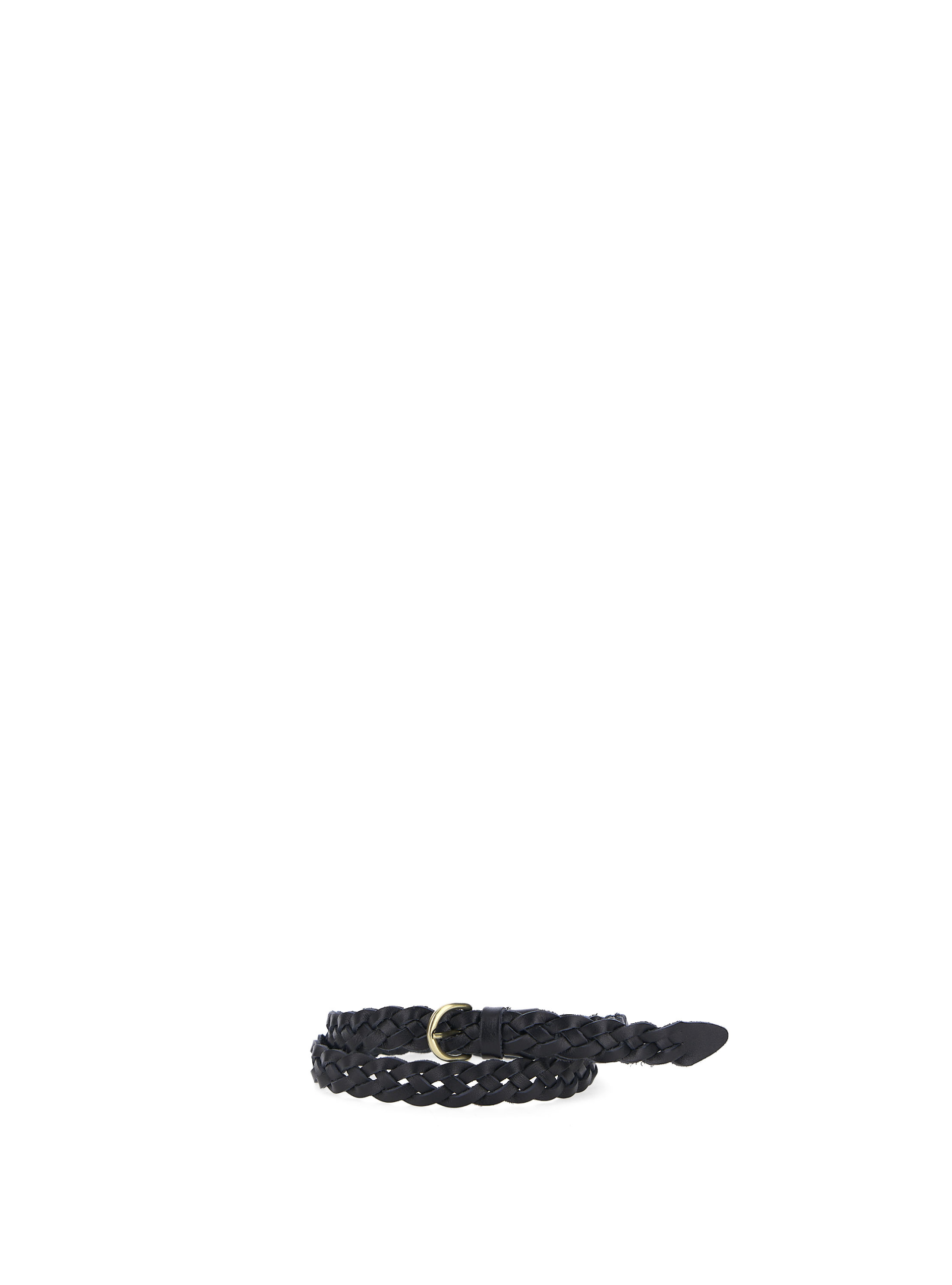 VICOLO Cintura in cuoio NERO