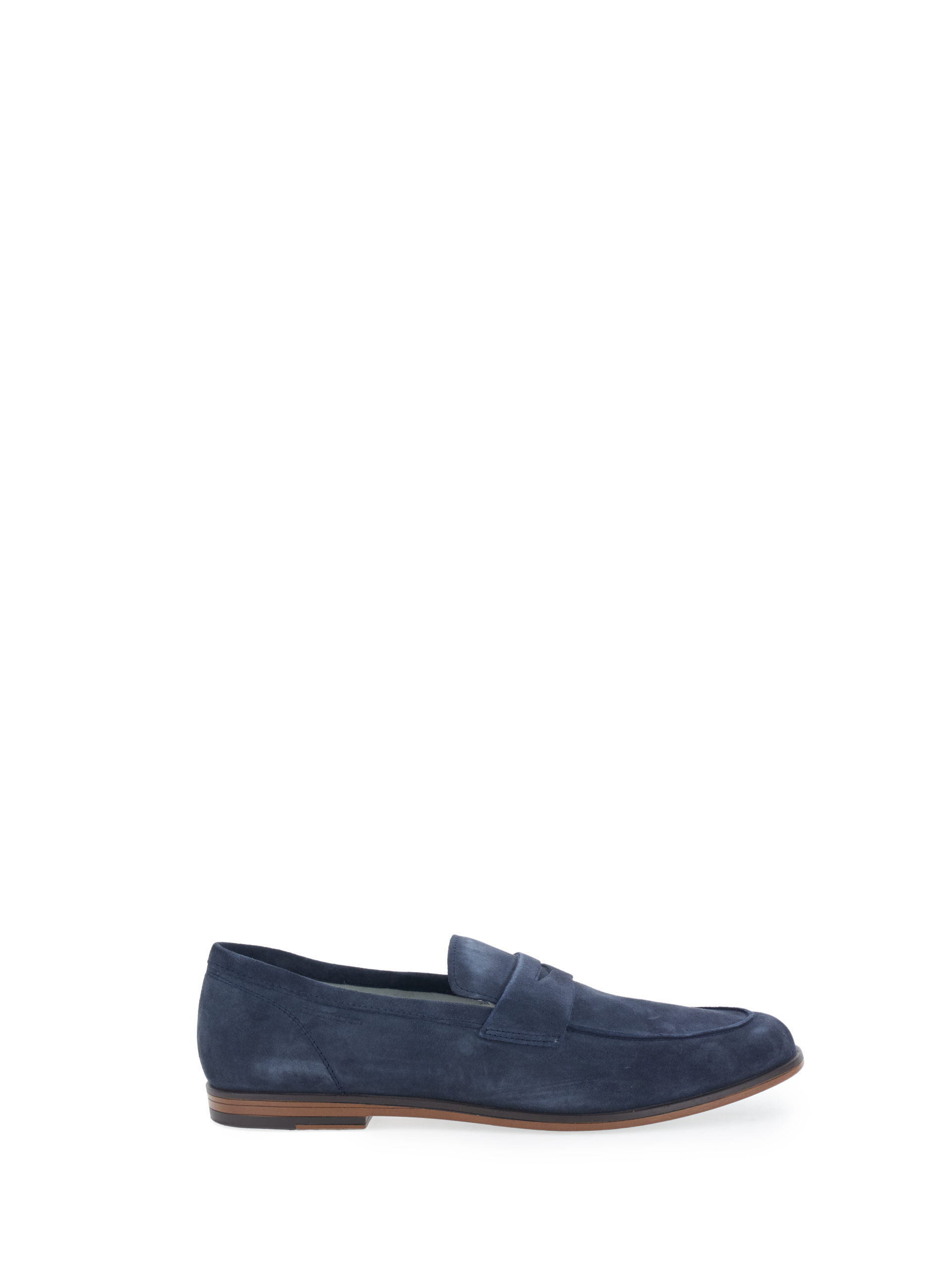 Mocassini pelle scamosciata BLU NAVY