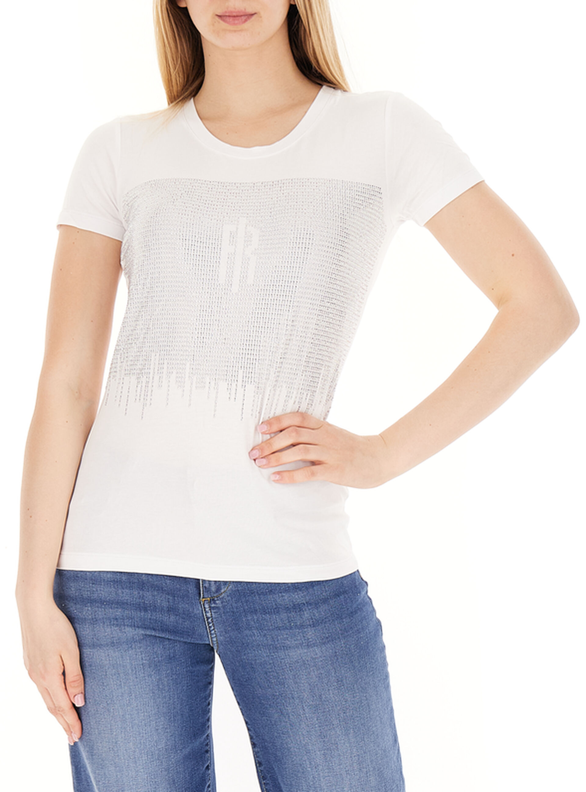 FRACOMINA T-shirt girocollo BIANCO