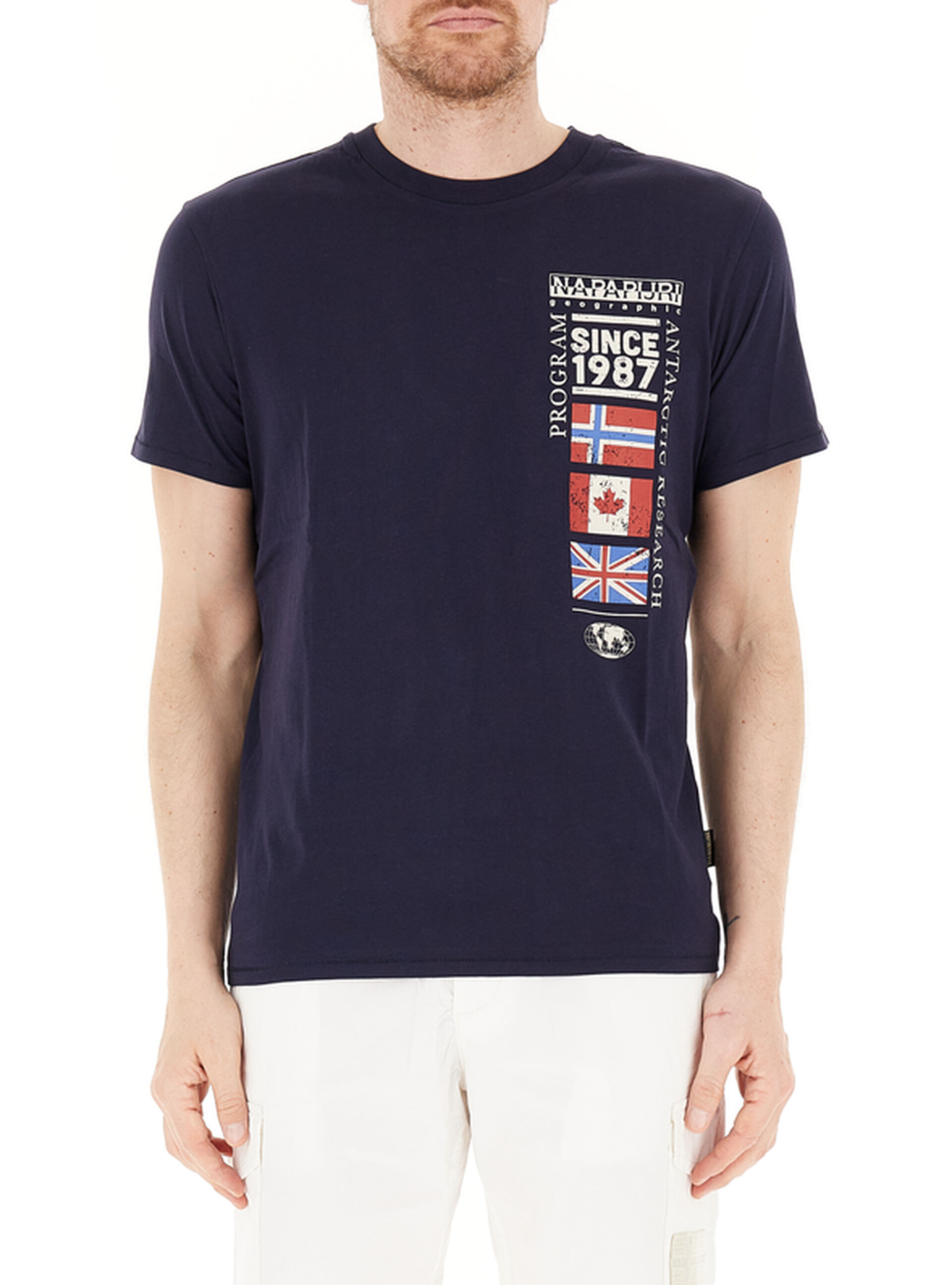 Napapijri T-shirt girocollo NERO