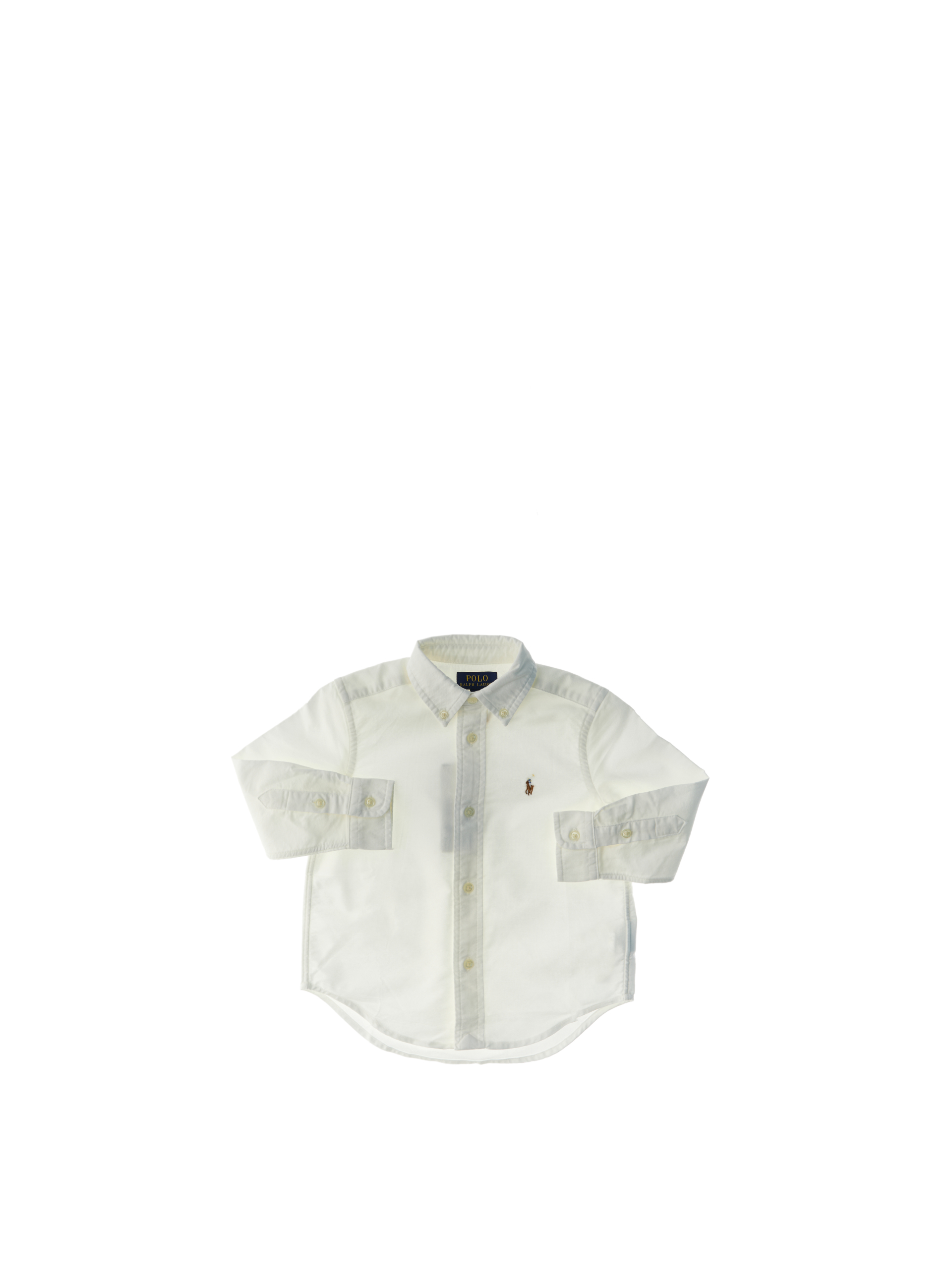Camicia in cotone POLO BOYS PANNA 4