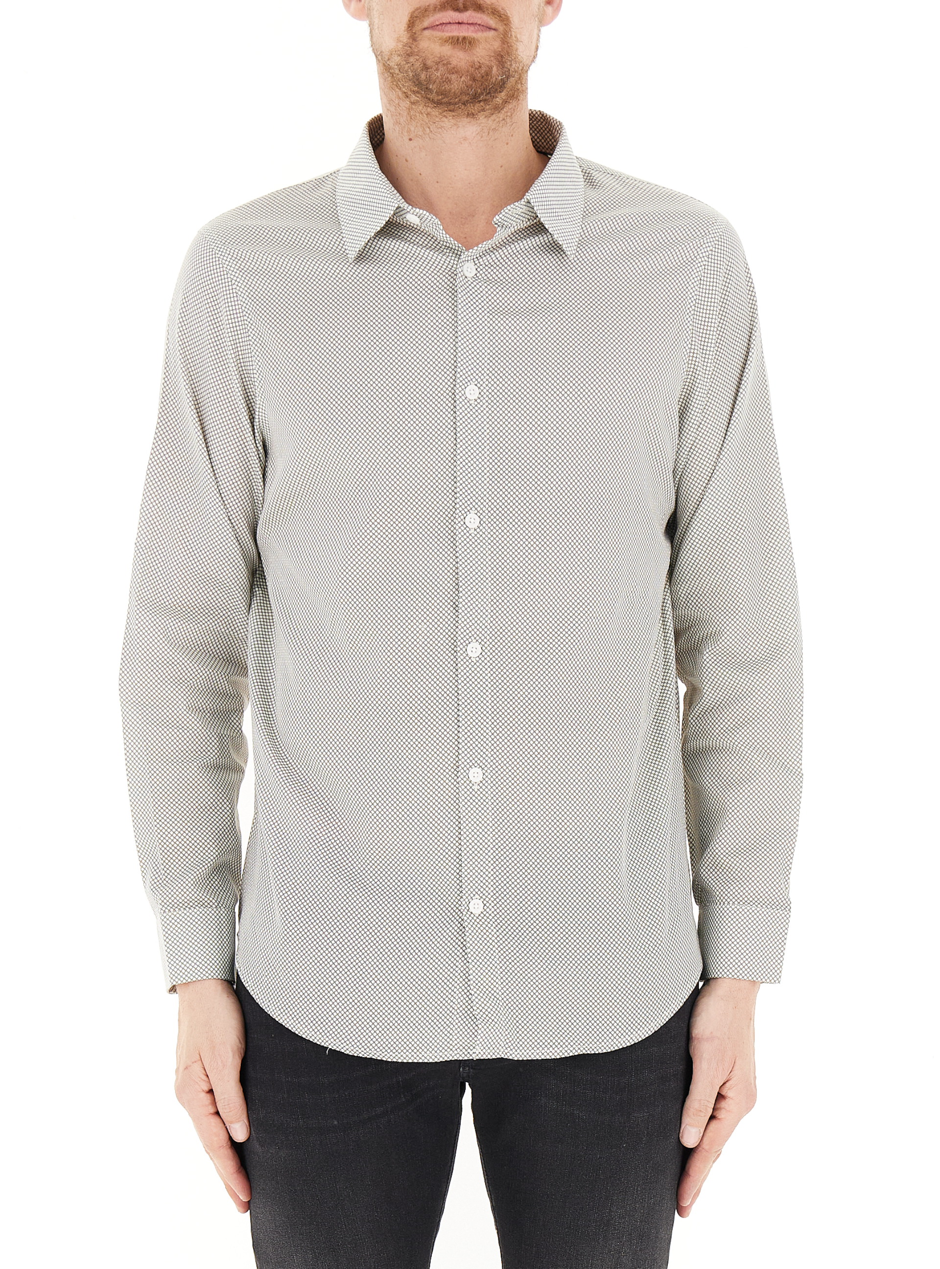 Camicia maniche lunghe AVORIO XXL