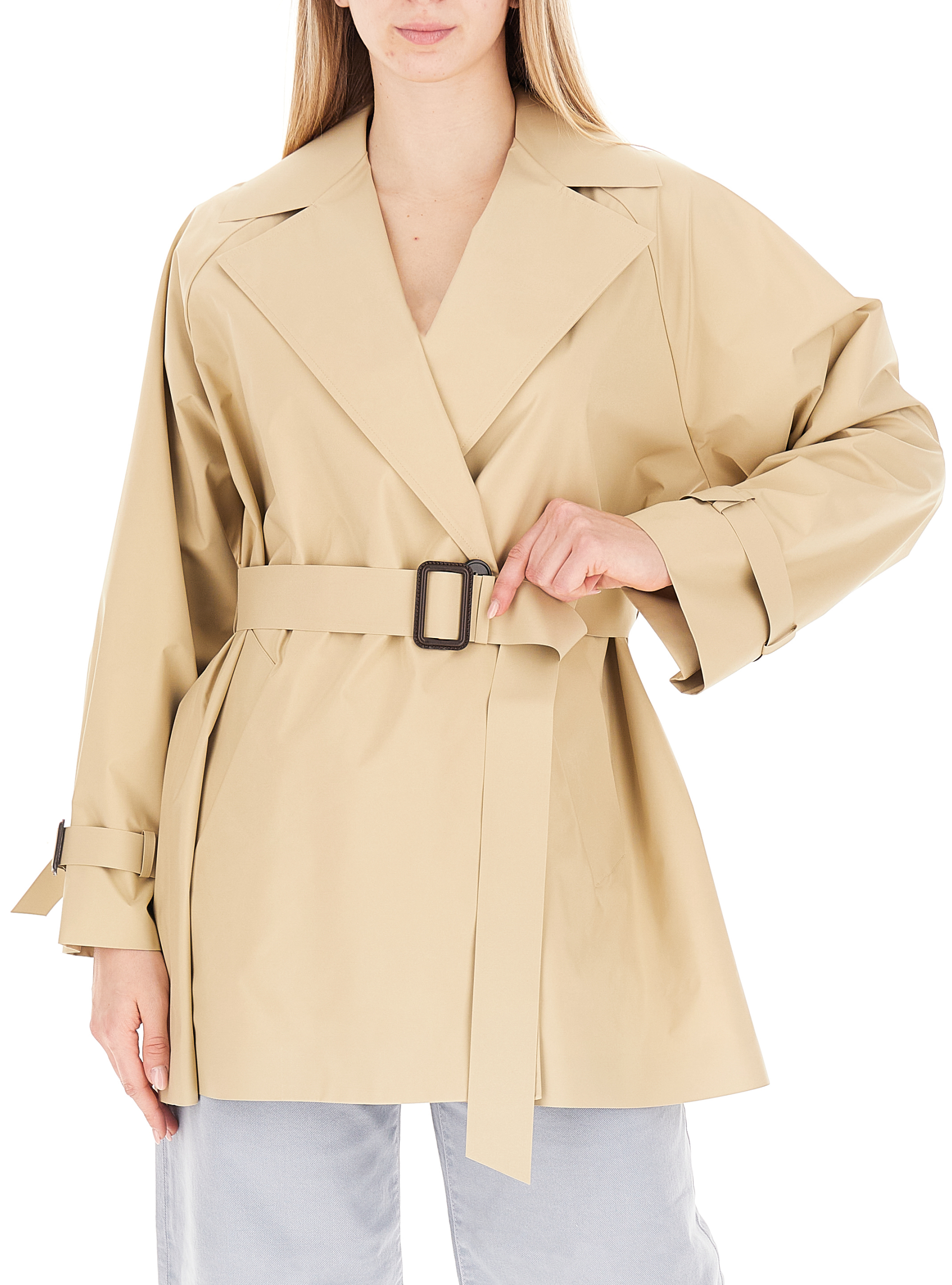 Trench con cintura BEIGE