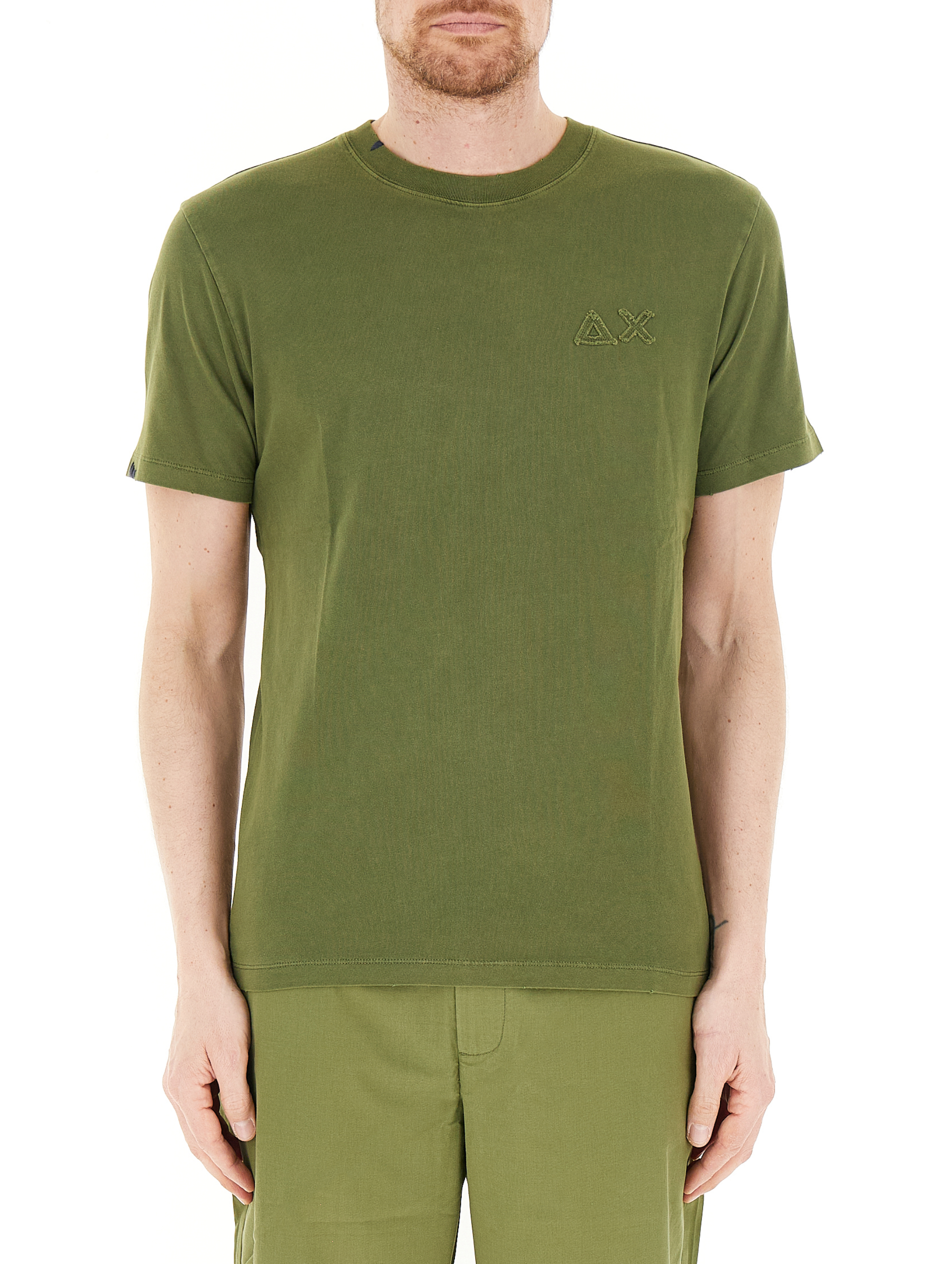 T-shirt in cotone VERDE MILITARE XL