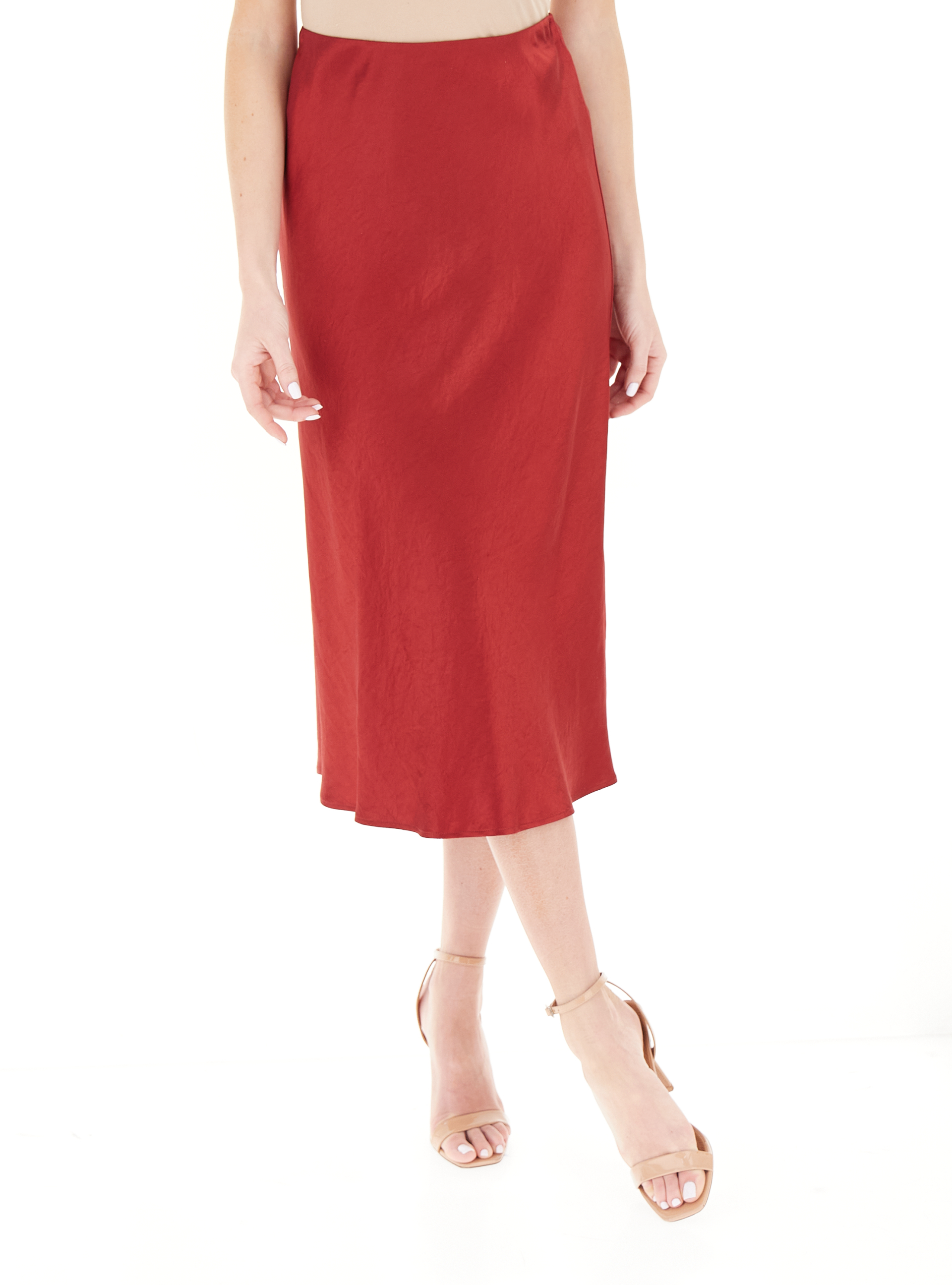 MAX MARA LEISURE Gonna midi ROSSO