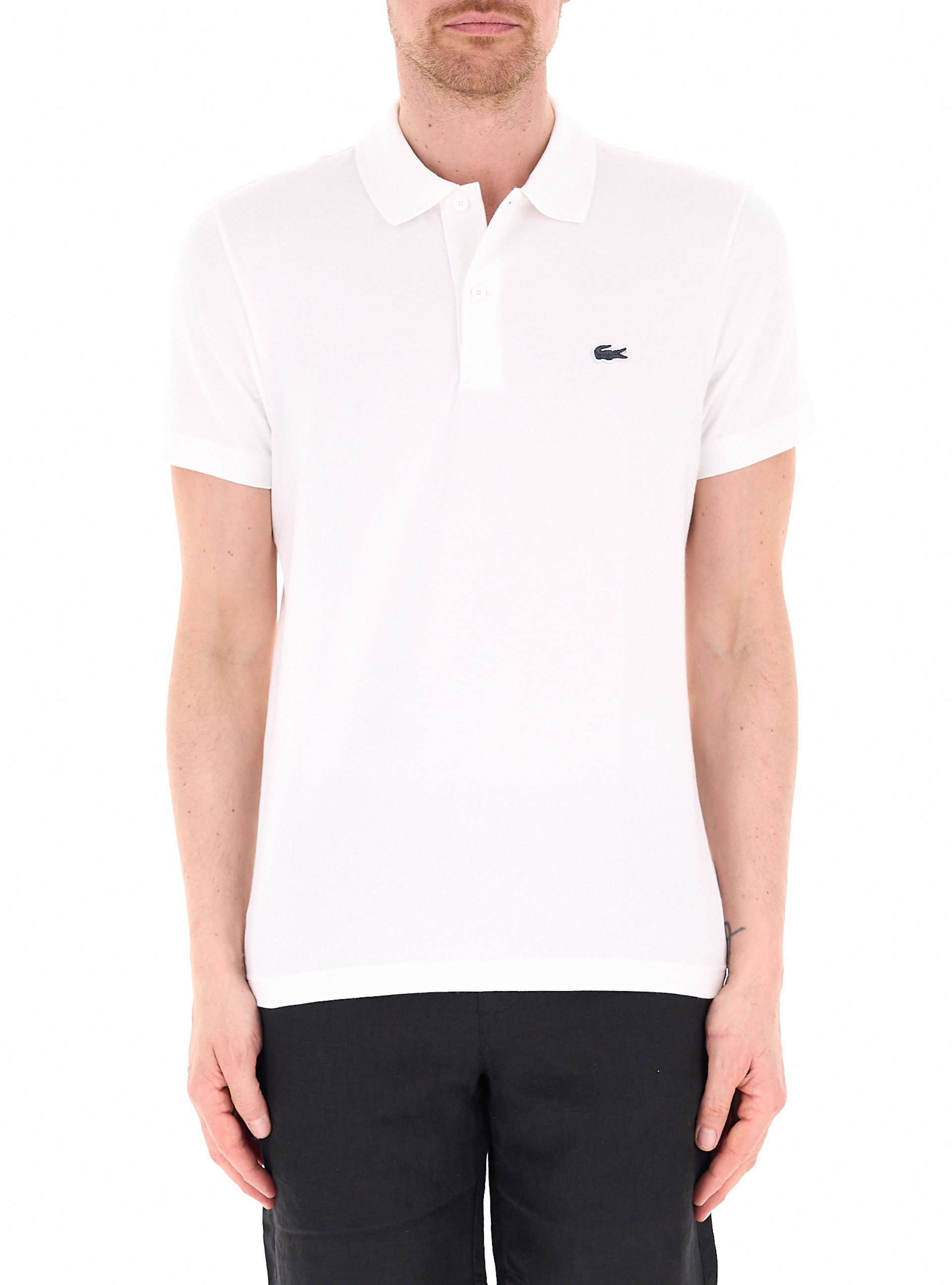 Lacoste Polo misto cotone PANNA