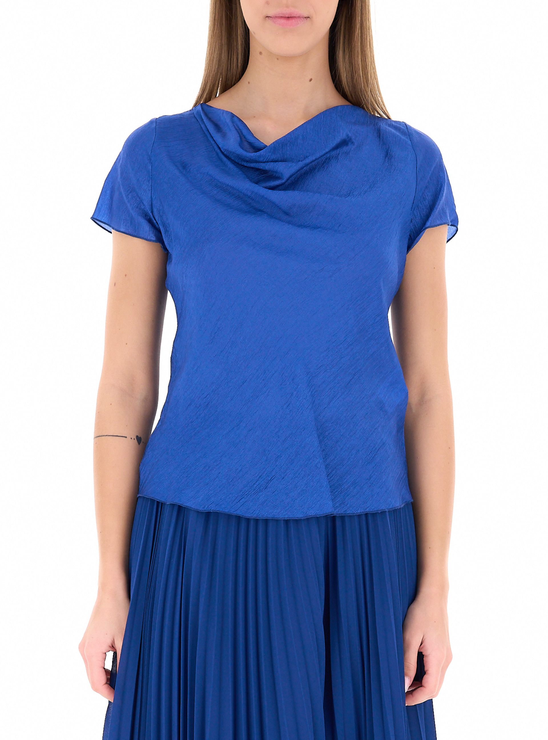 Blusa drappeggio BLUETTE L