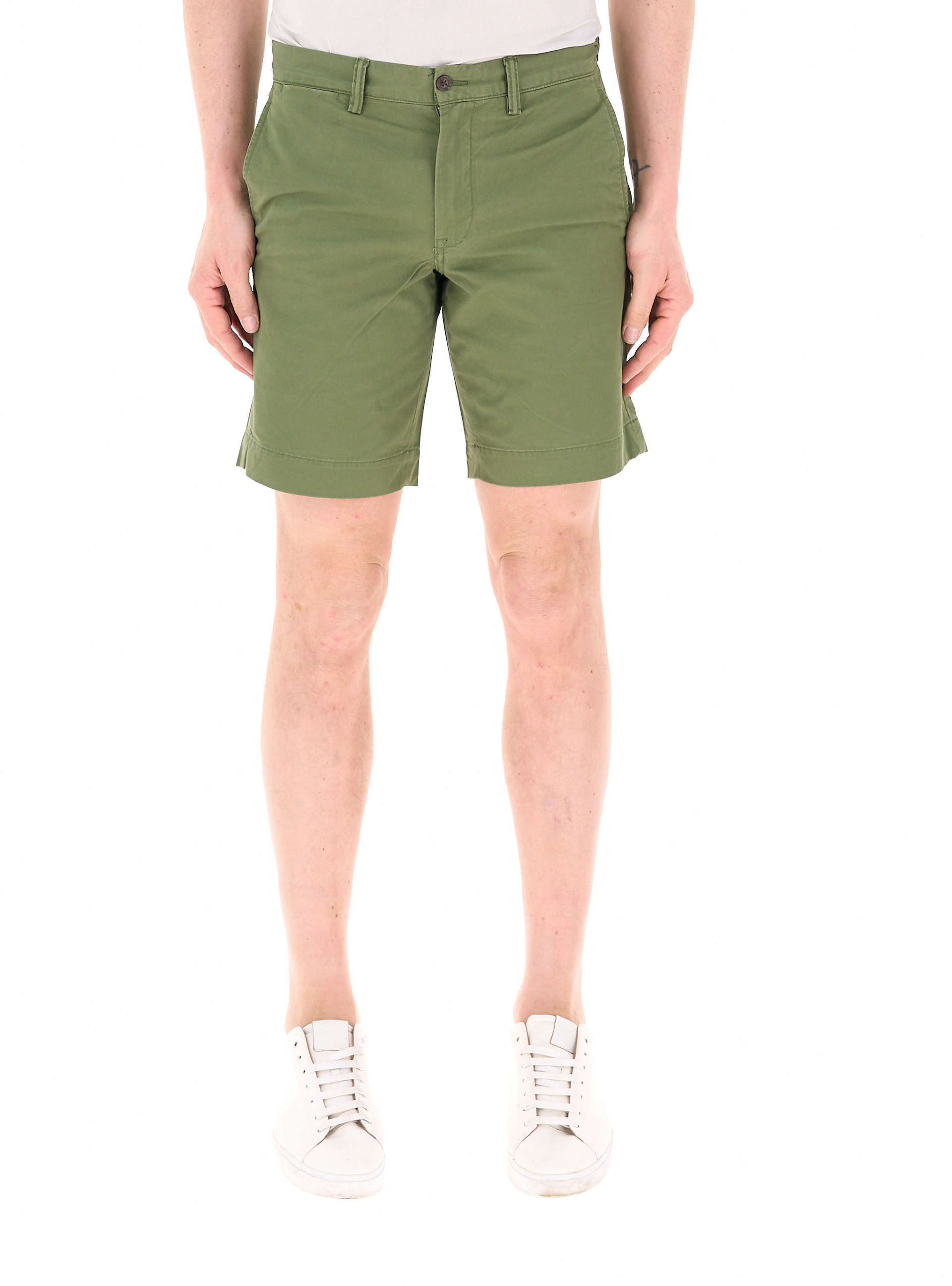 Bermuda in cotone POLO VERDE OLIVA 33