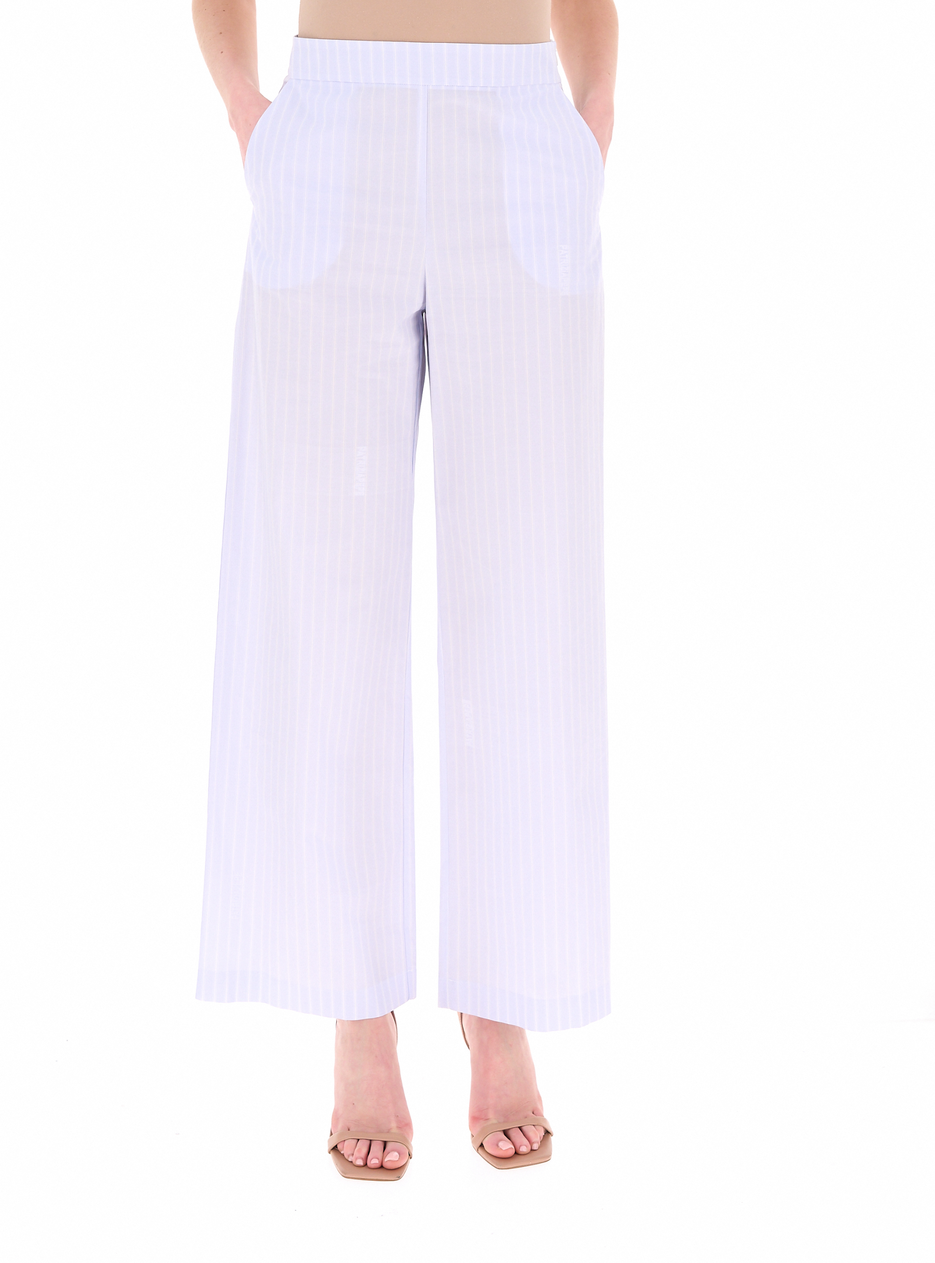 Pantalone in cotone AZZURRO CHIARO 38
