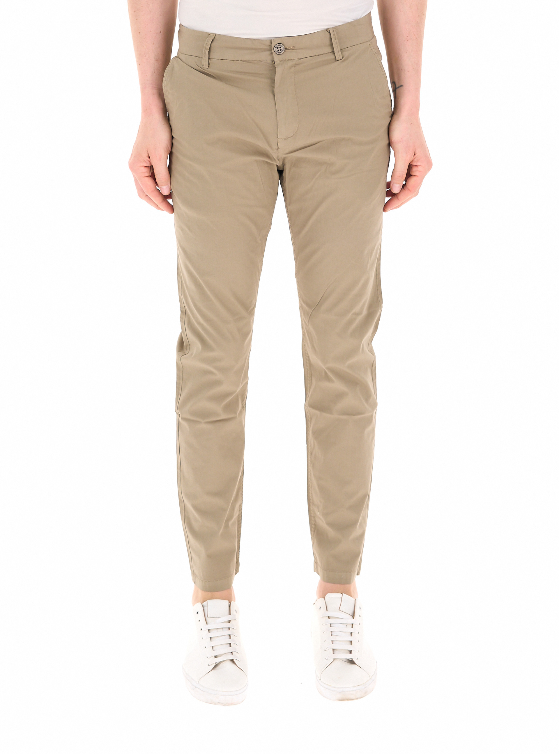 BOMBOOGIE Pantalone chino BEIGE