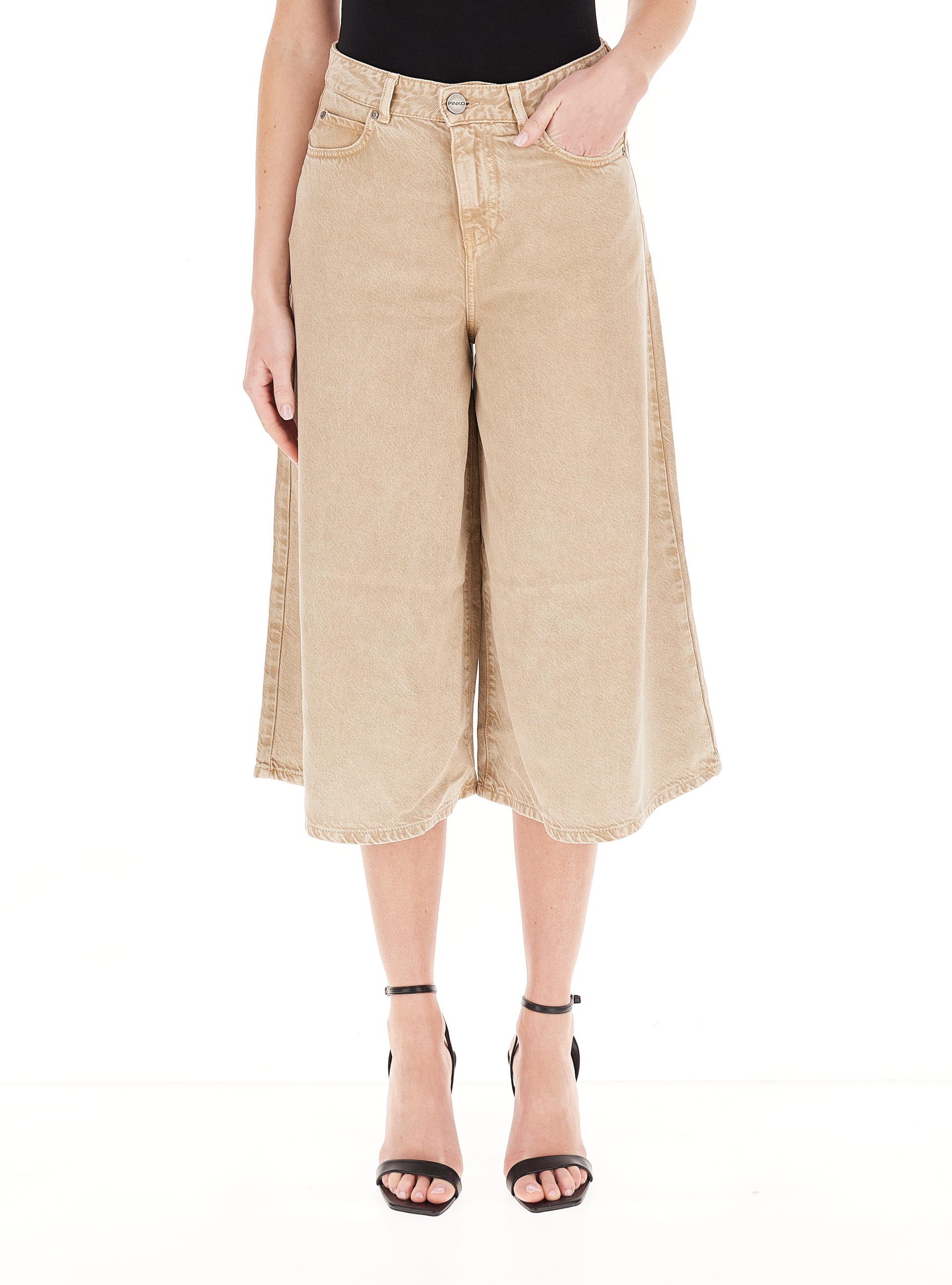 Pinko Bermuda misto cotone SABBIA