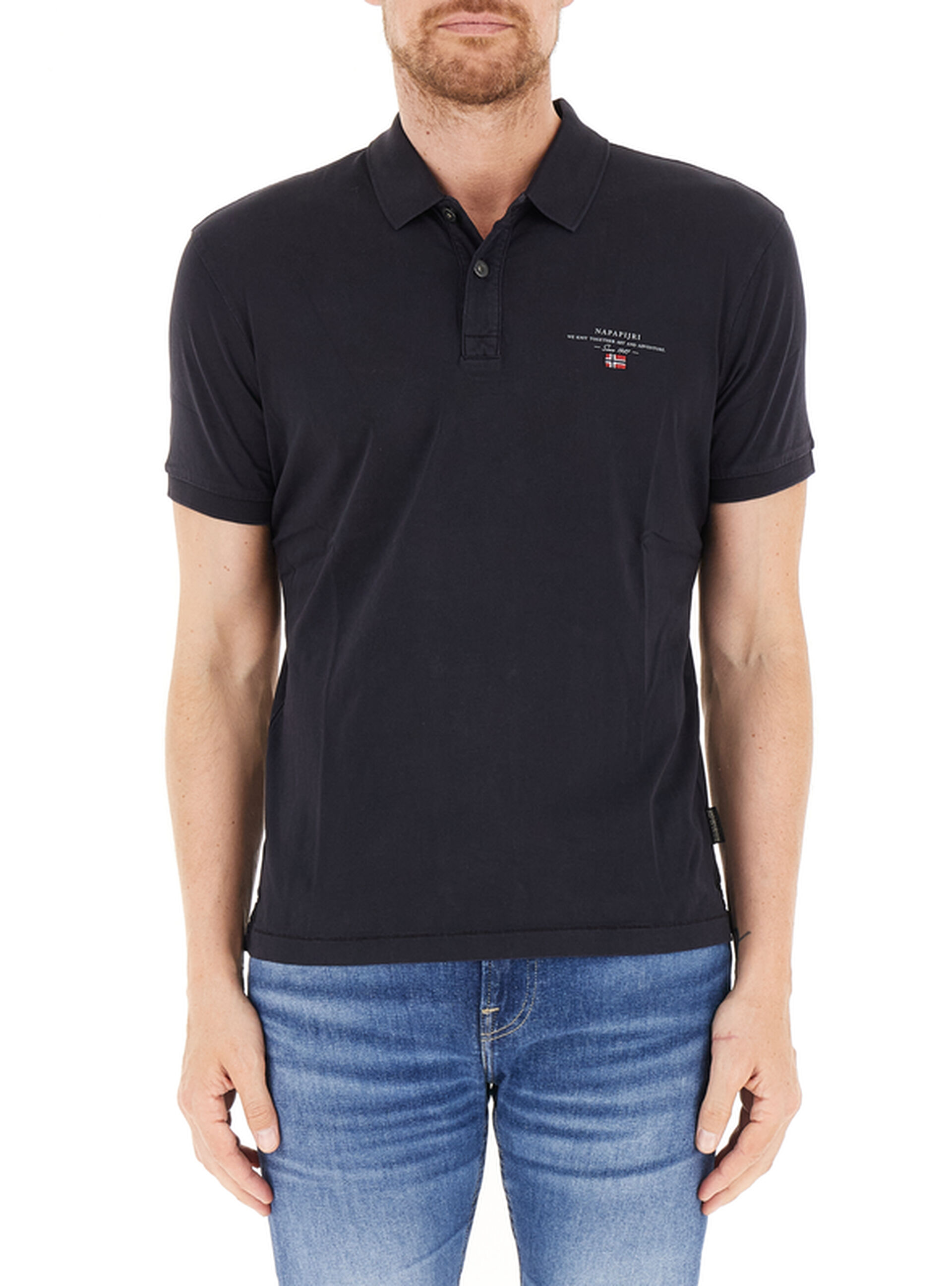 Napapijri Polo maniche corte NERO