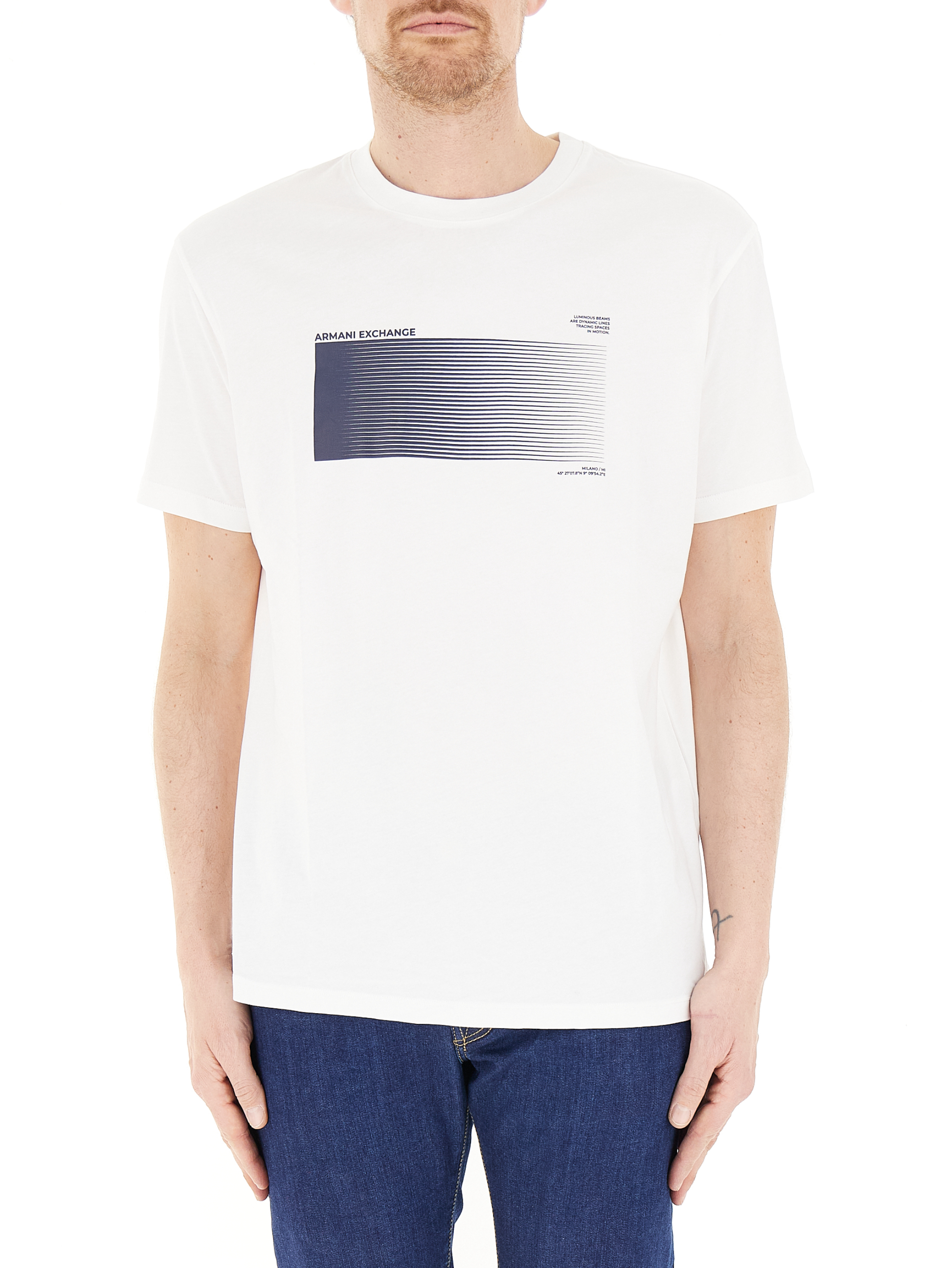 T-shirt girocollo BIANCO