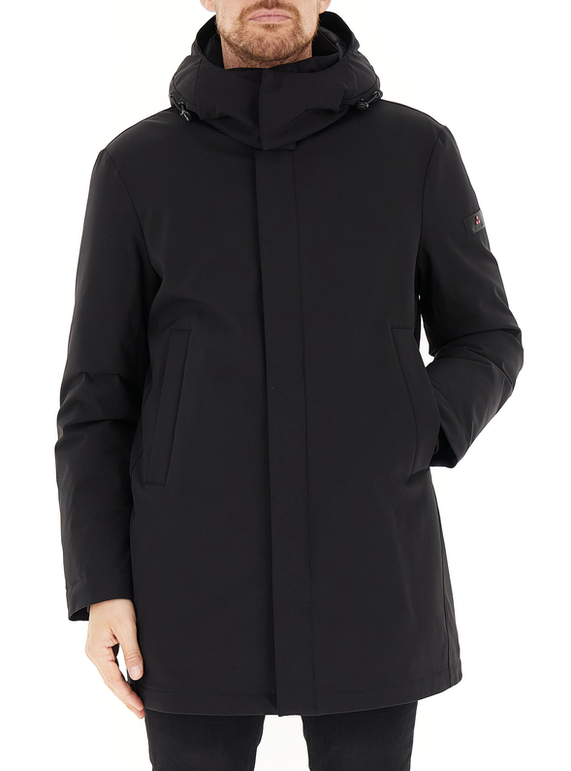 PEUTEREY Parka con cappuccio NERO