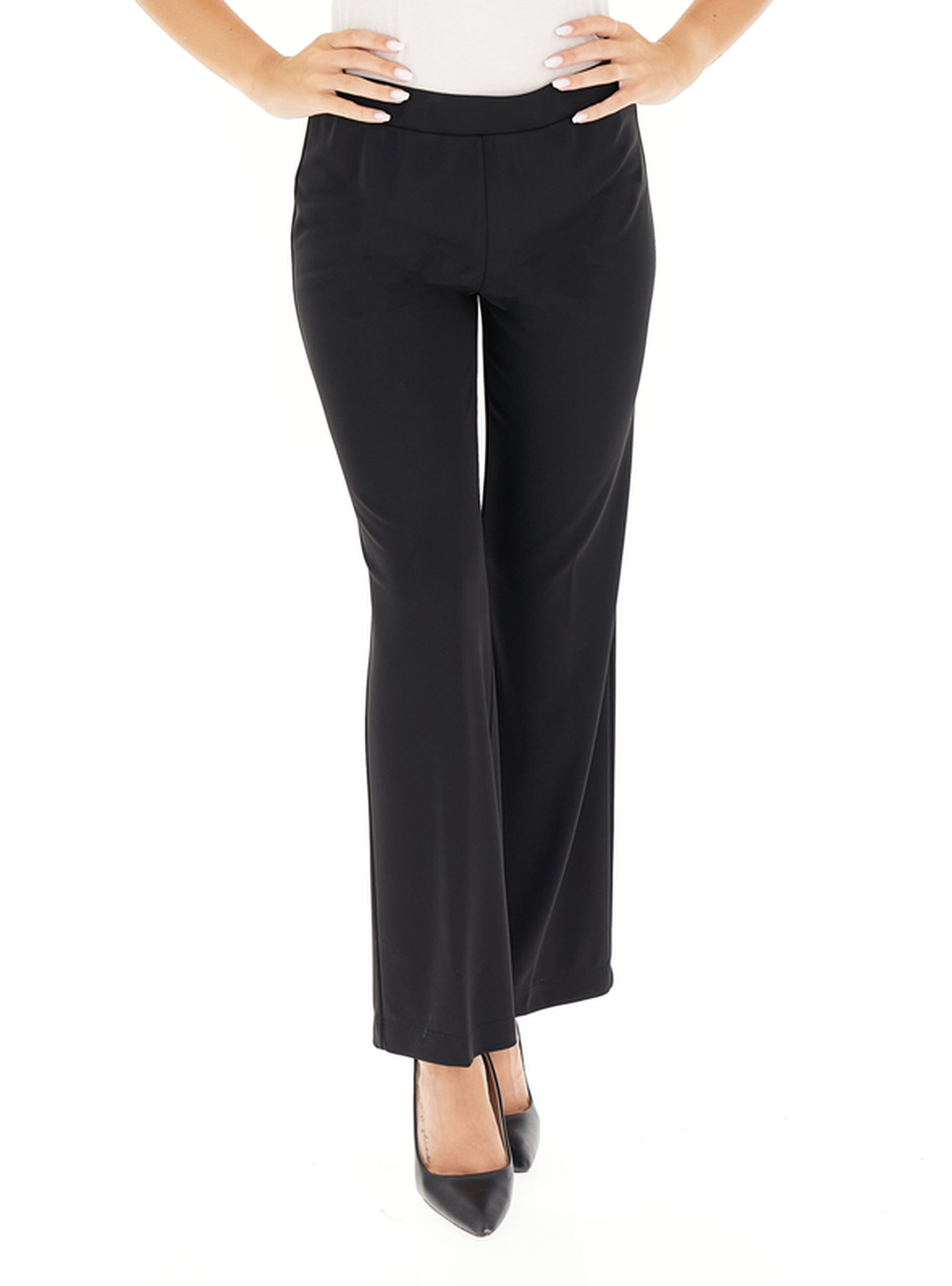 LINKS Pantalone wide leg NERO