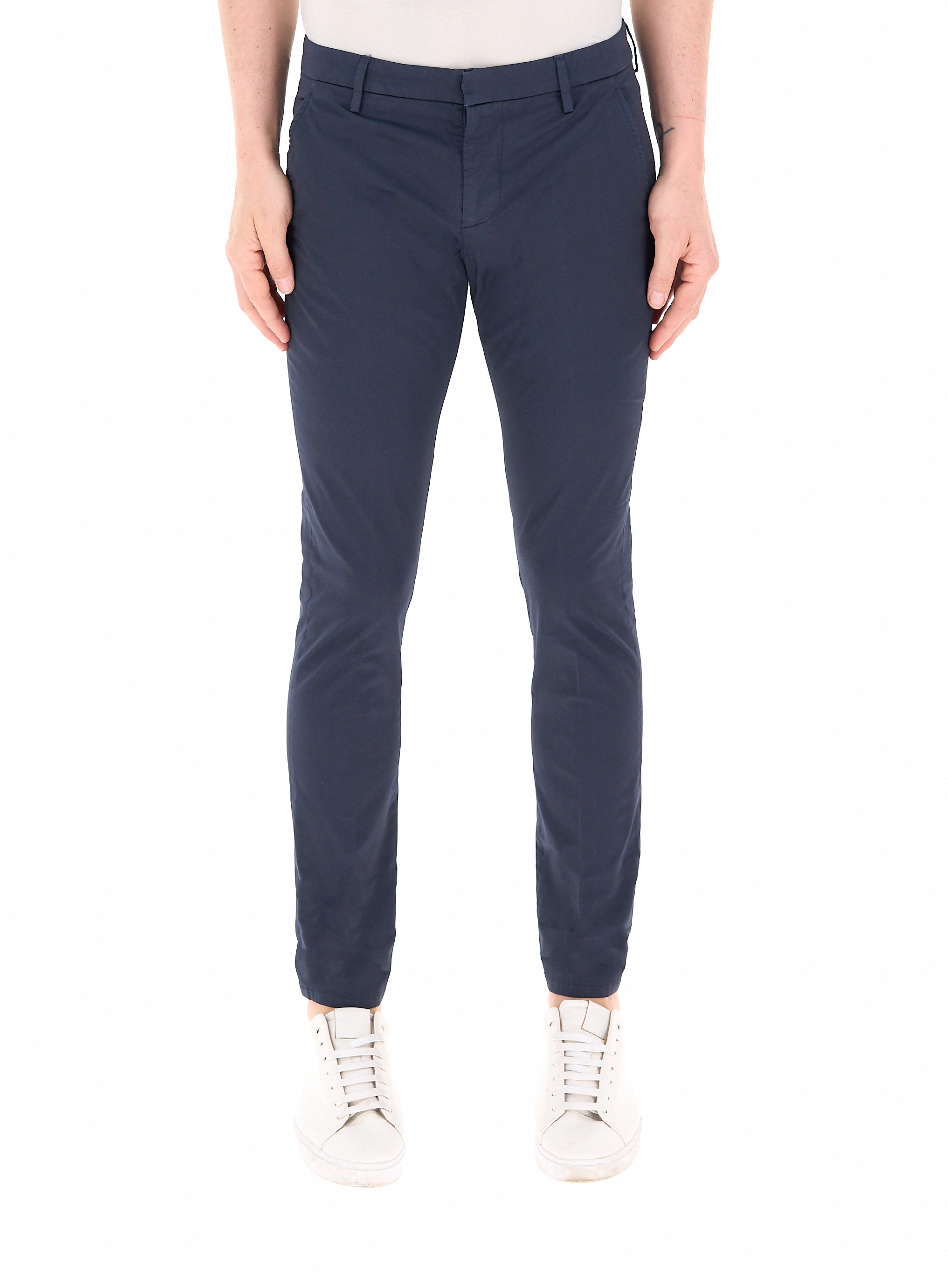 DONDUP Pantalone chino BLU NAVY
