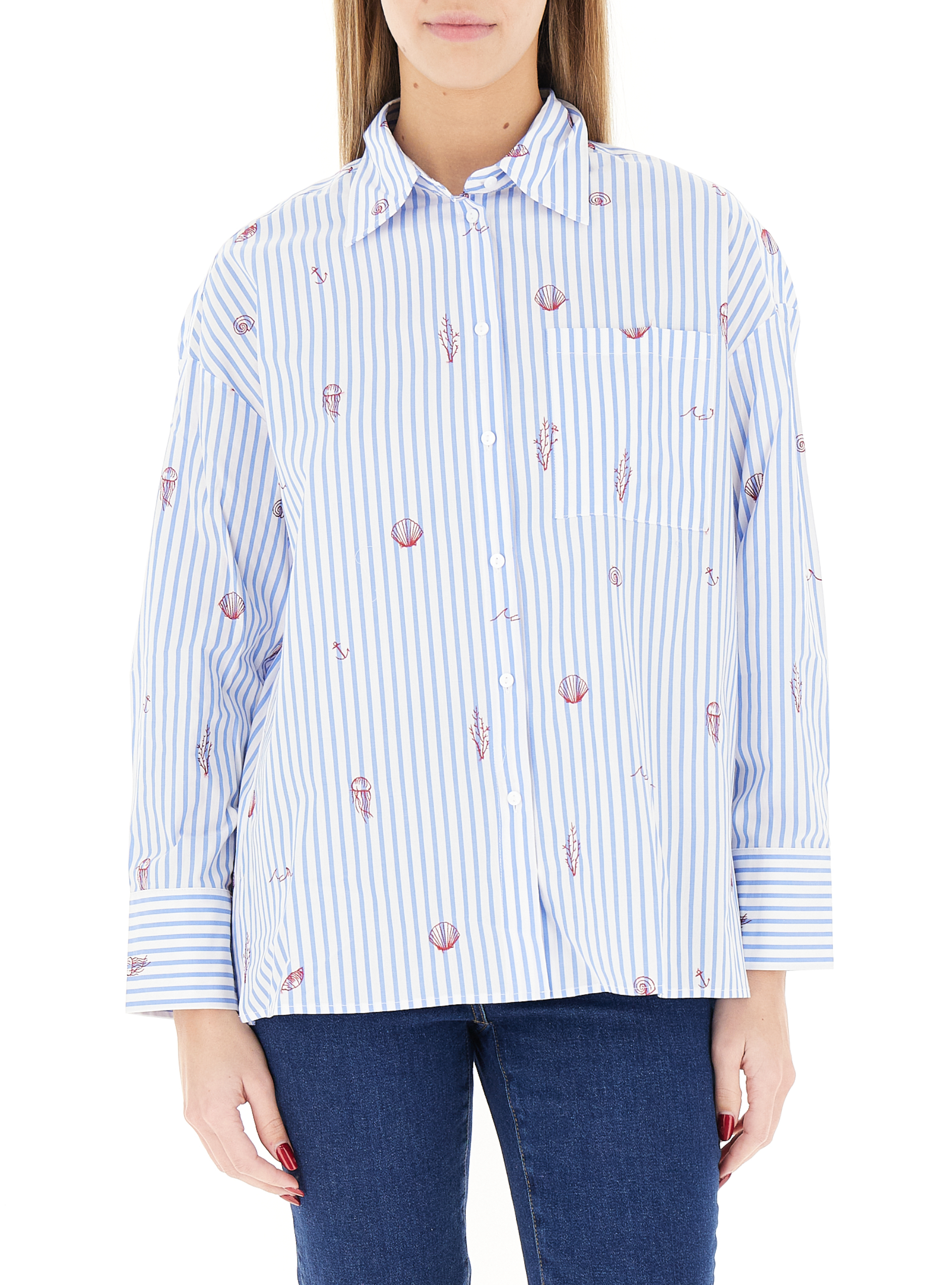 Camicia a righe CELESTE 44