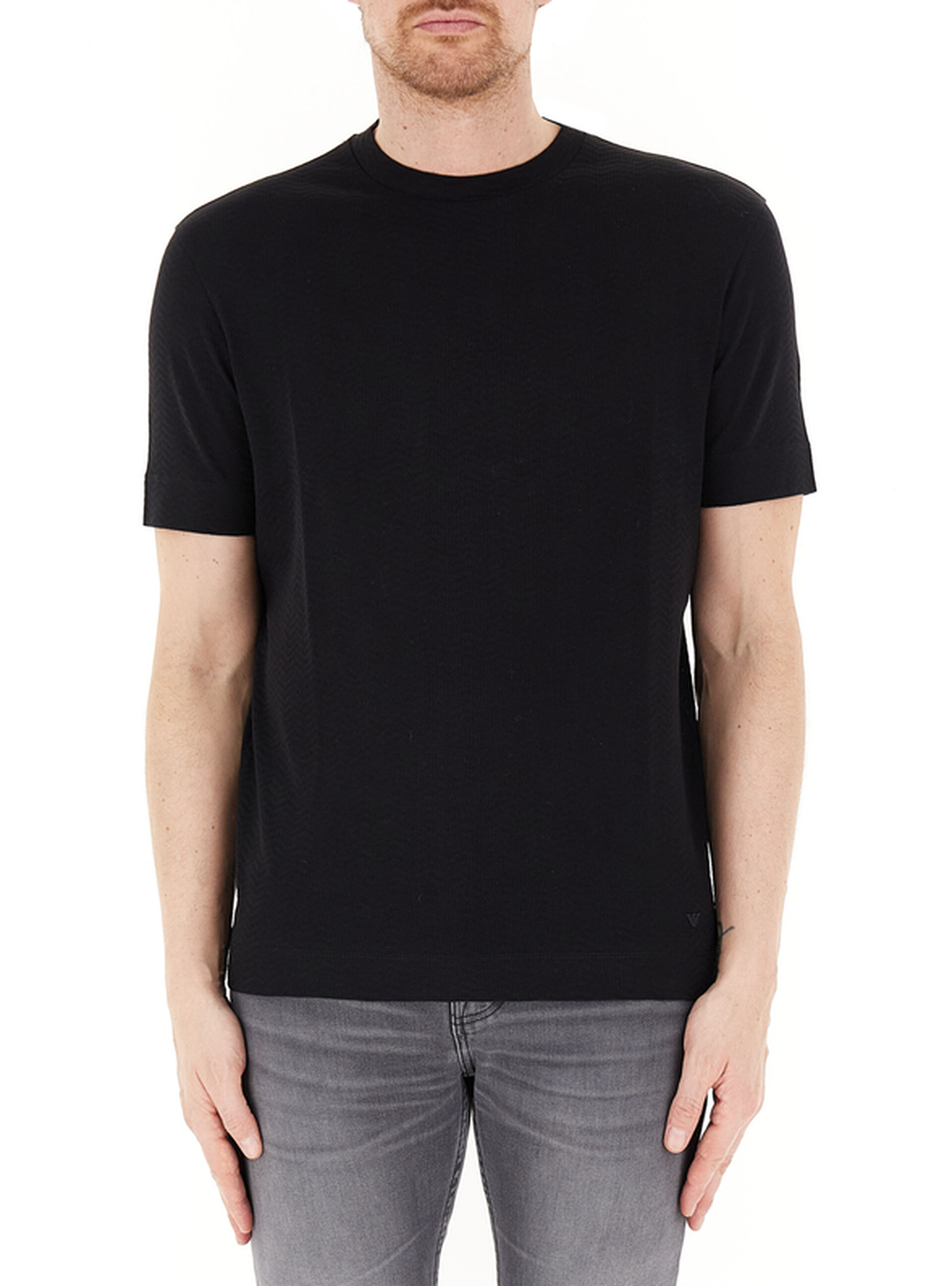 T-shirt girocollo NERO