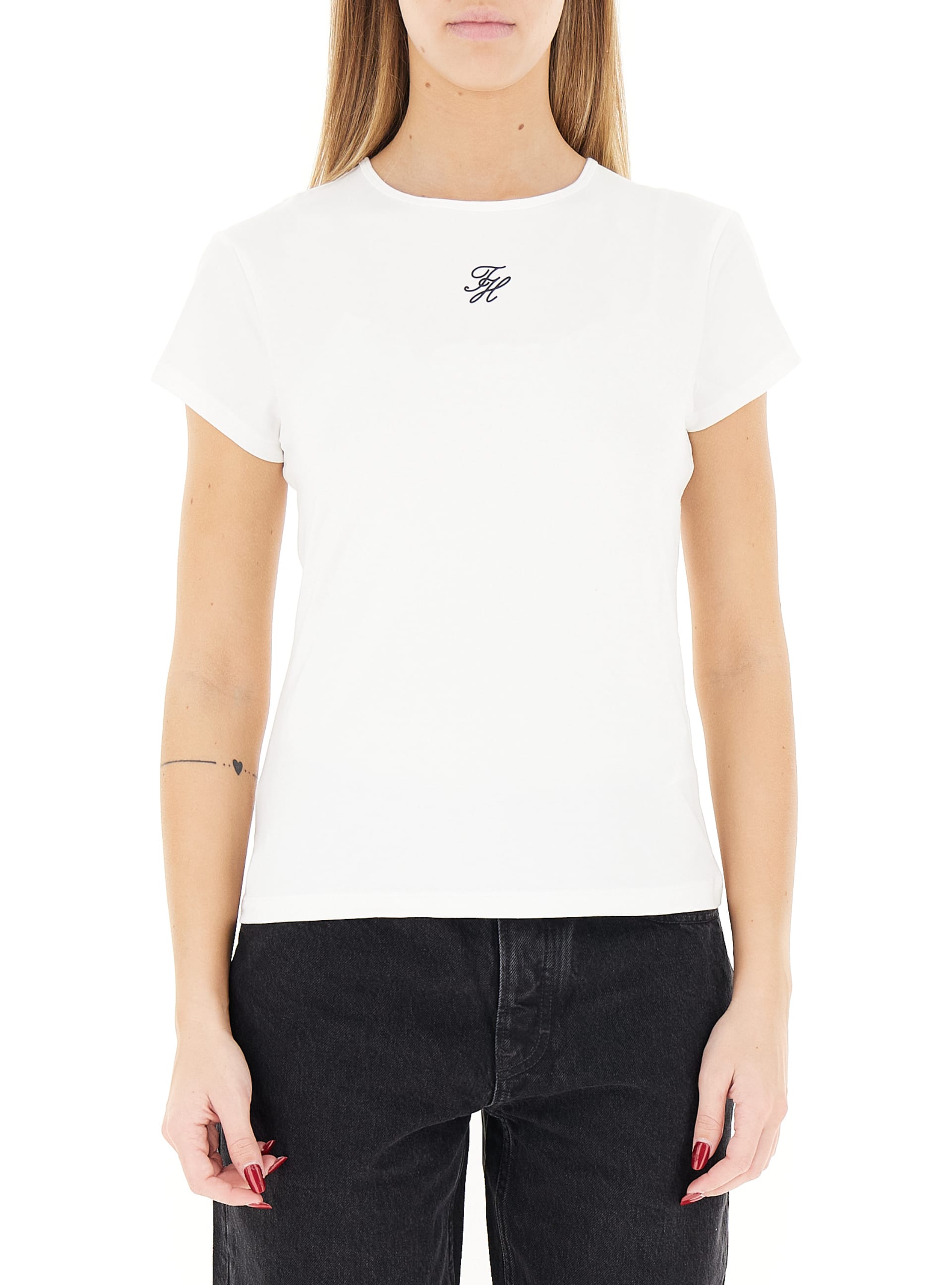 T-shirt in cotone BIANCO L