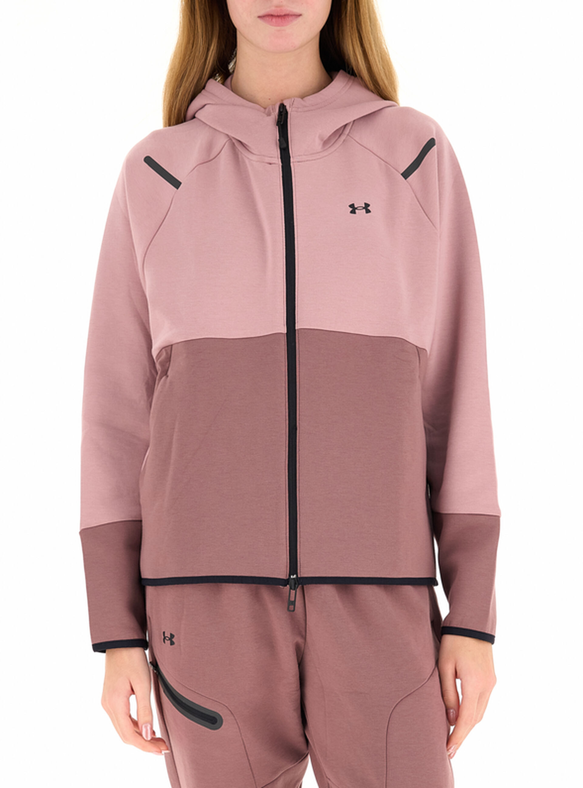 Felpa con cappuccio ROSA ANTICO