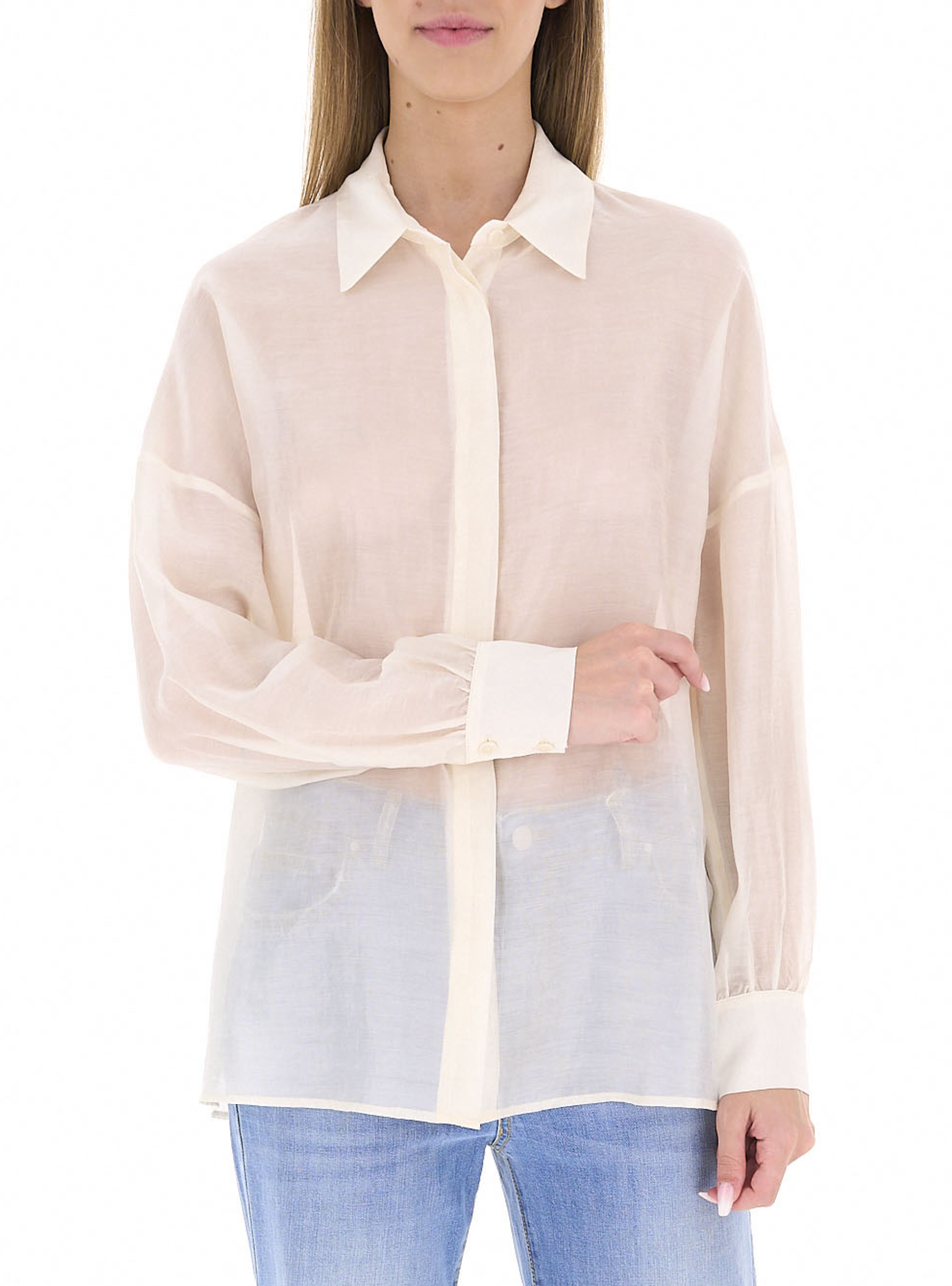 KOCCA Blusa maniche lunghe AVORIO