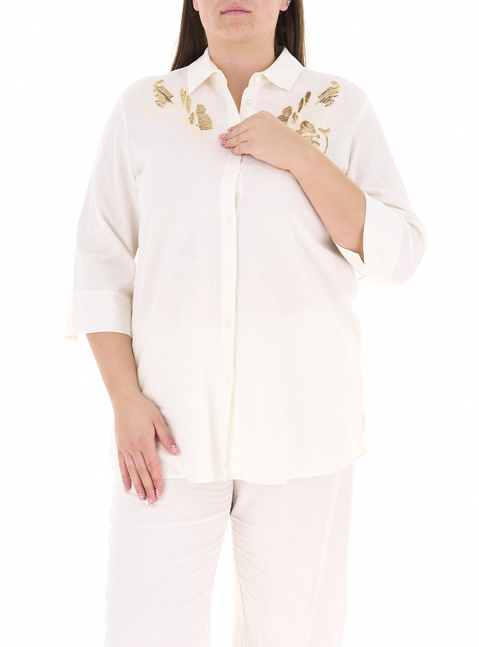 Camicia misto lino LUISA VIOLA X MARA VENIER