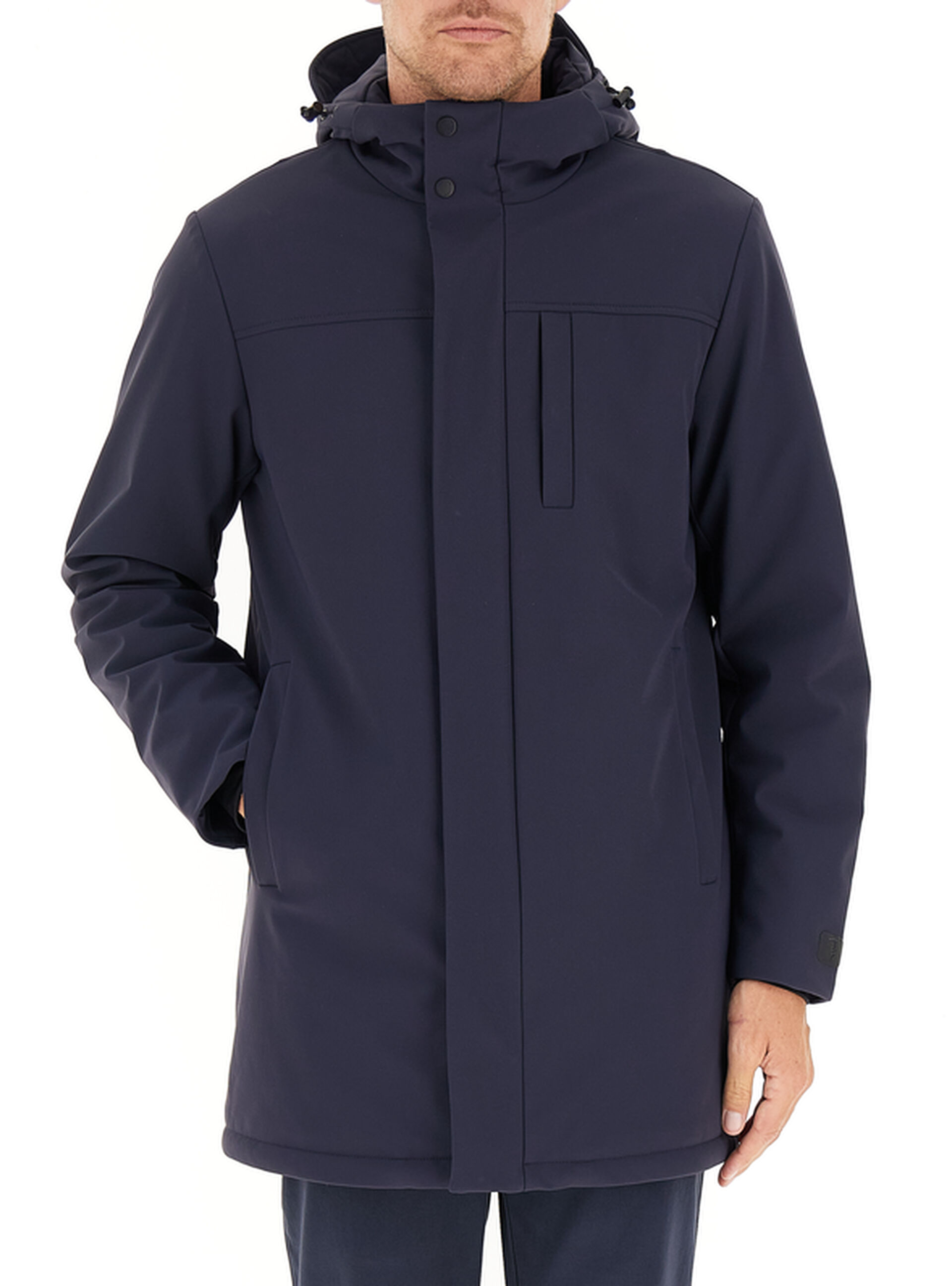 Giacca imbottita impermeabile BLU SCURO