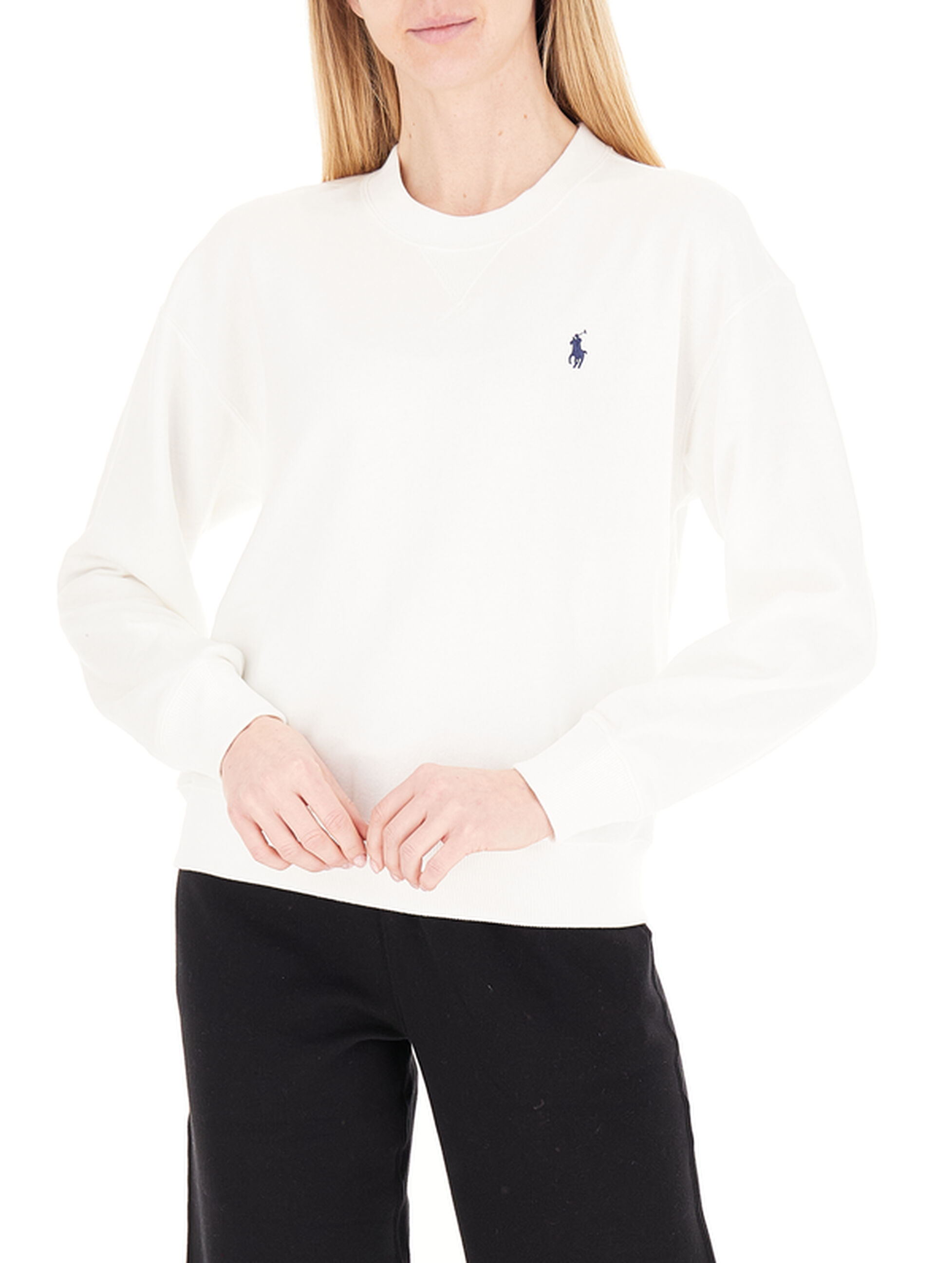 Felpa girocollo POLO BIANCO XL