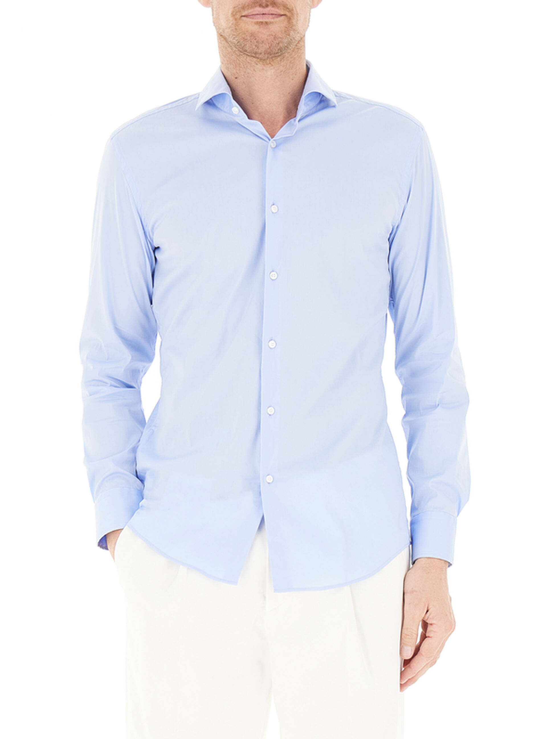 Camicia maniche lunghe BOSS AZZURRO CHIARO 41