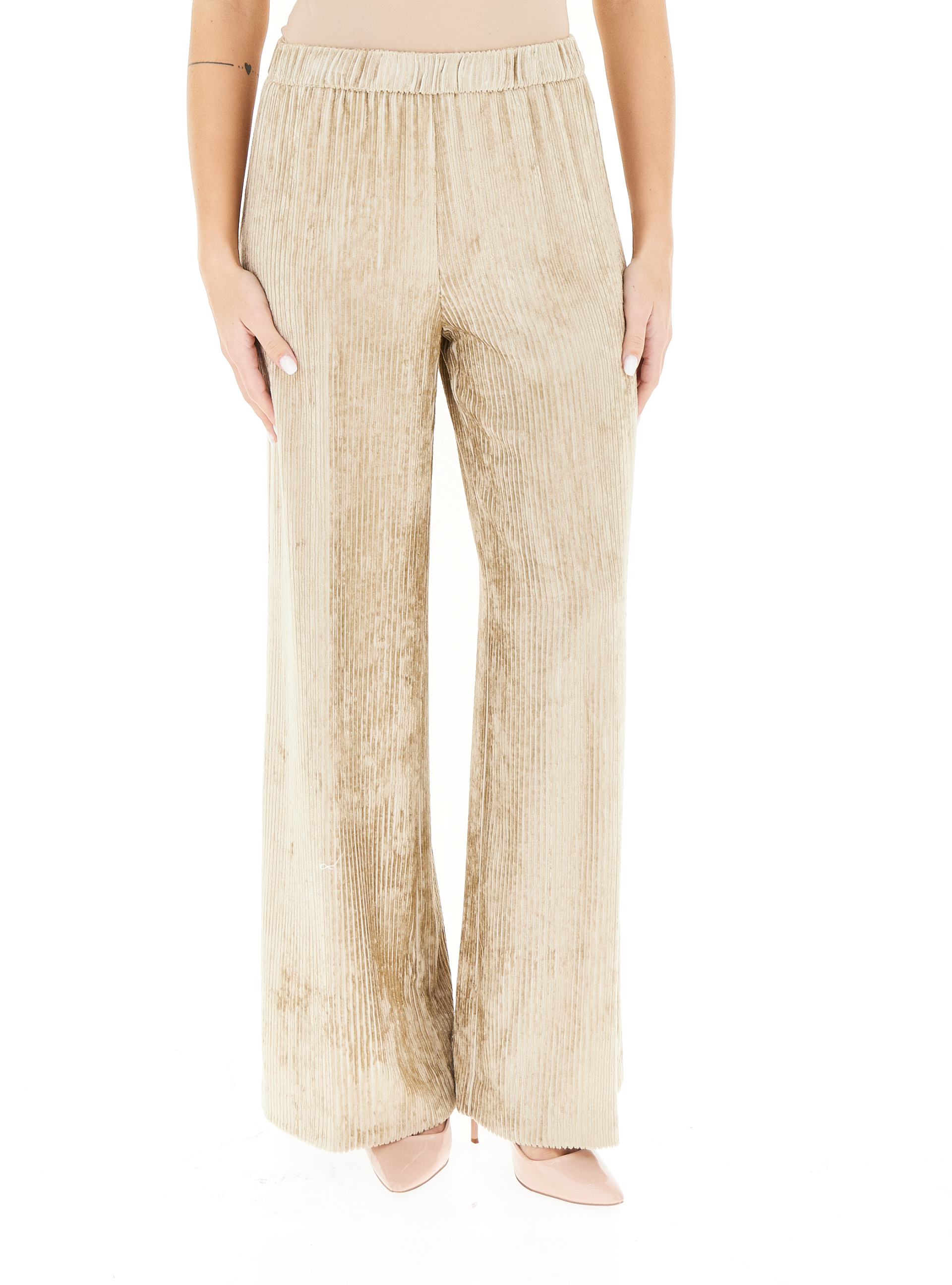 Pantalone wide leg BEIGE 44