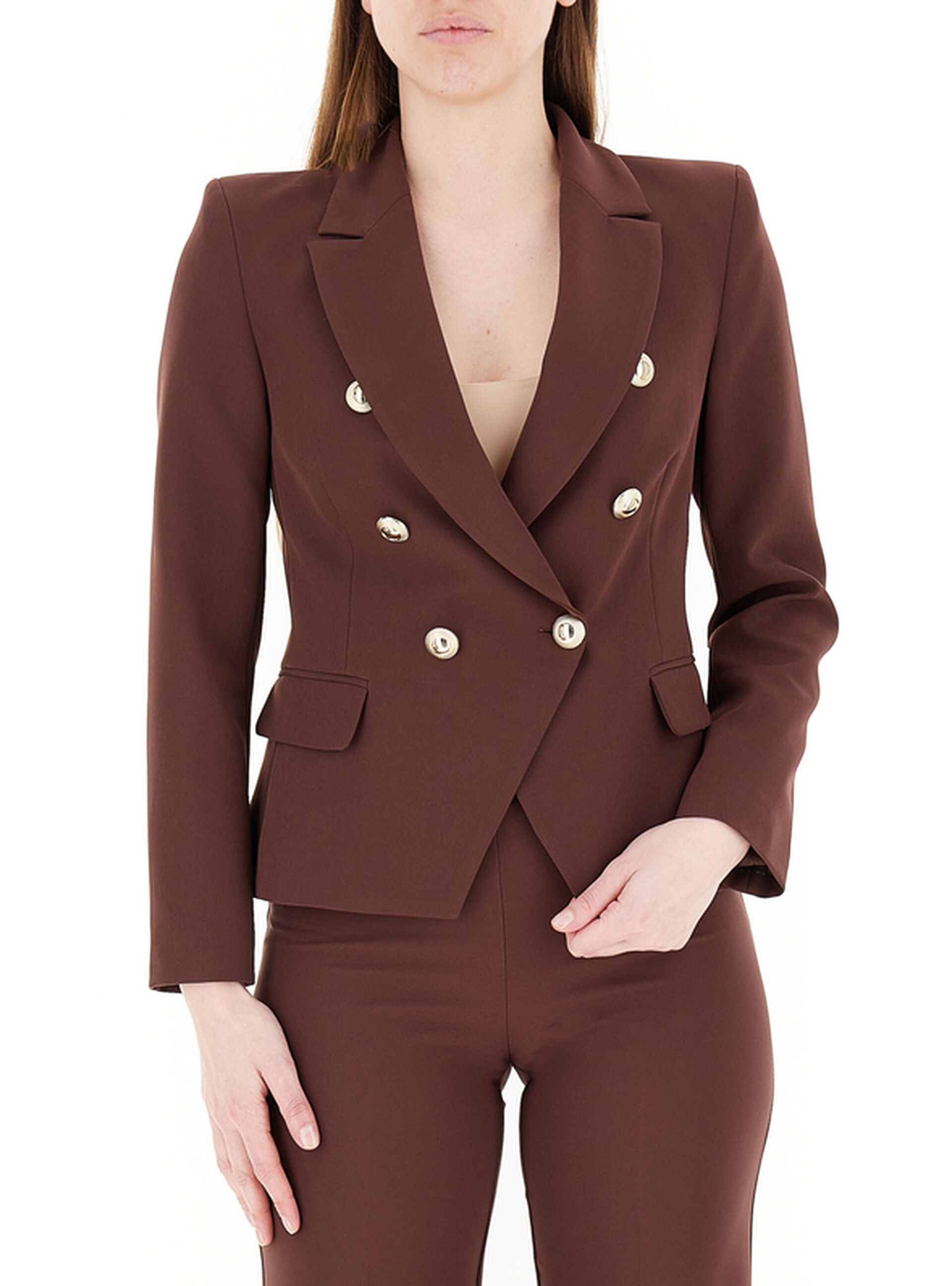 Blazer doppiopetto MARRONE XL