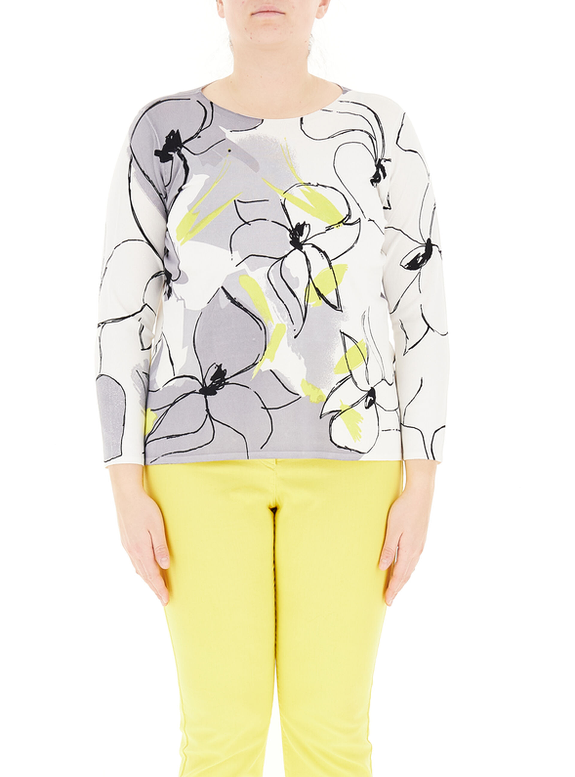 Maglia misto viscosa PANNA