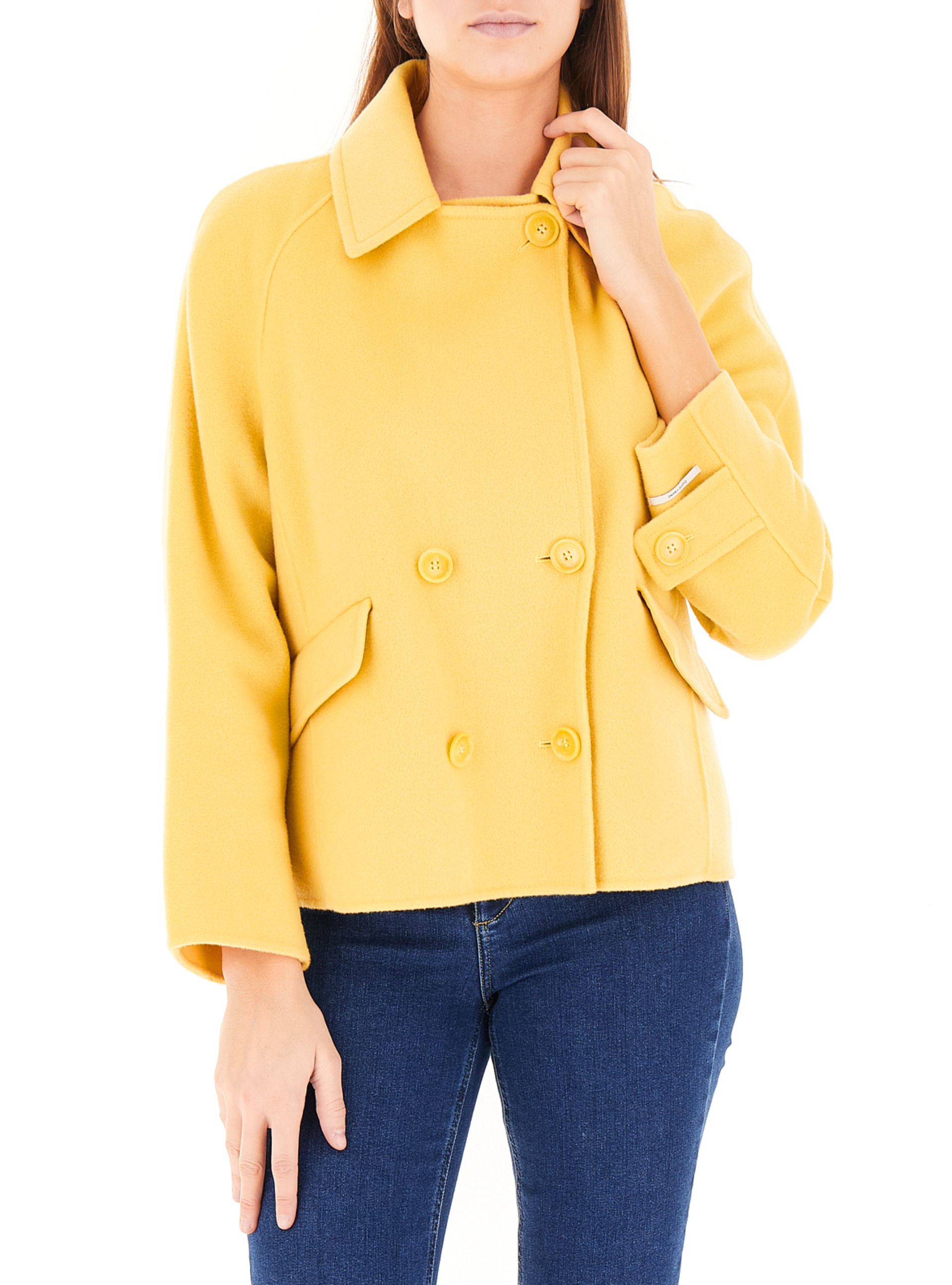 Giacca misto lana GIALLO 38