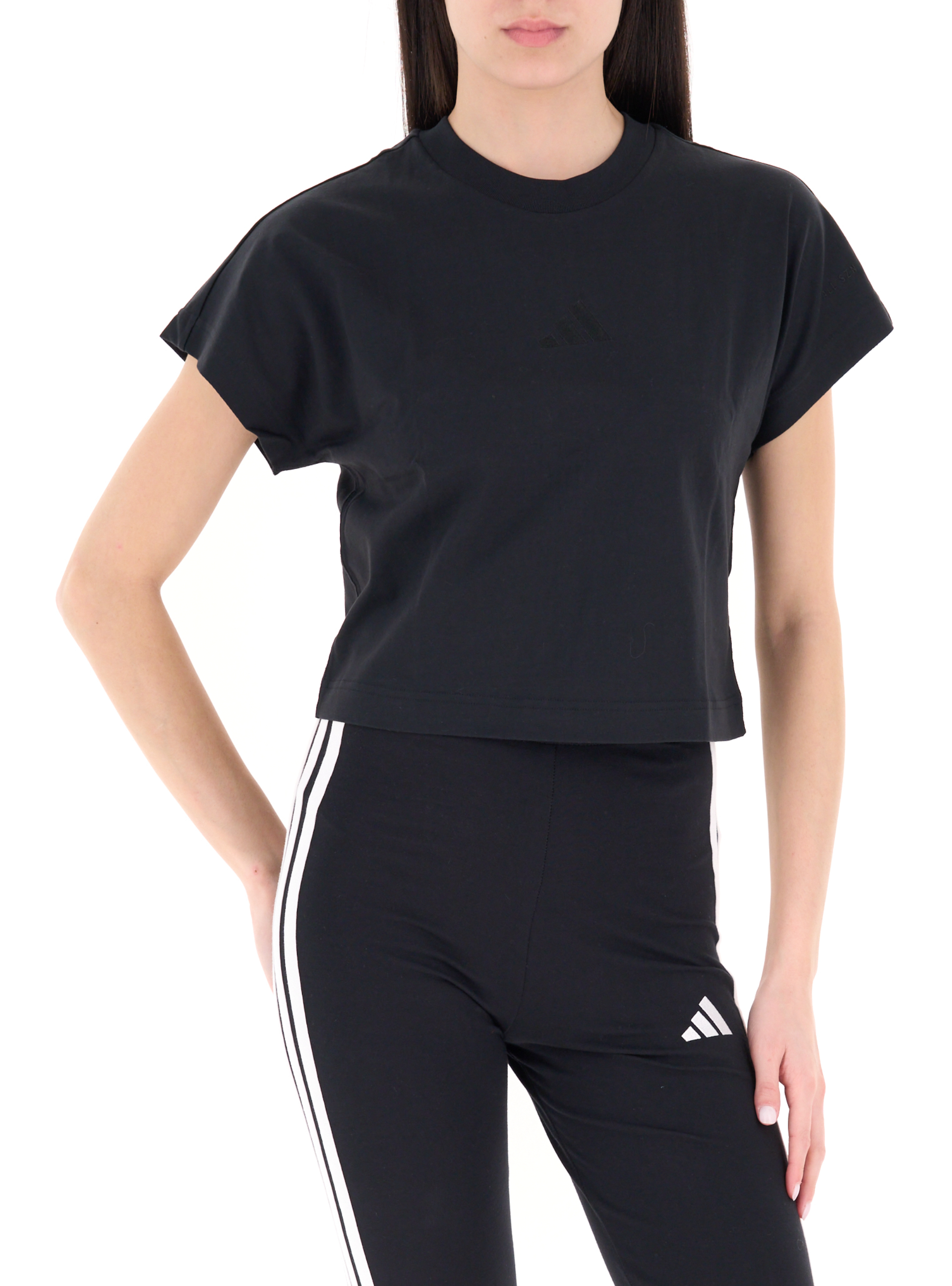 Adidas T-shirt girocollo NERO S