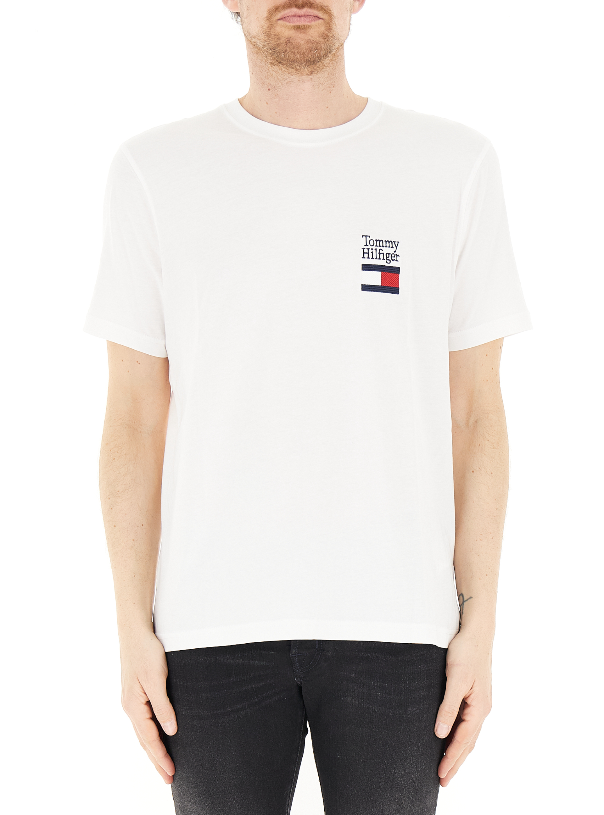 T-shirt girocollo BIANCO