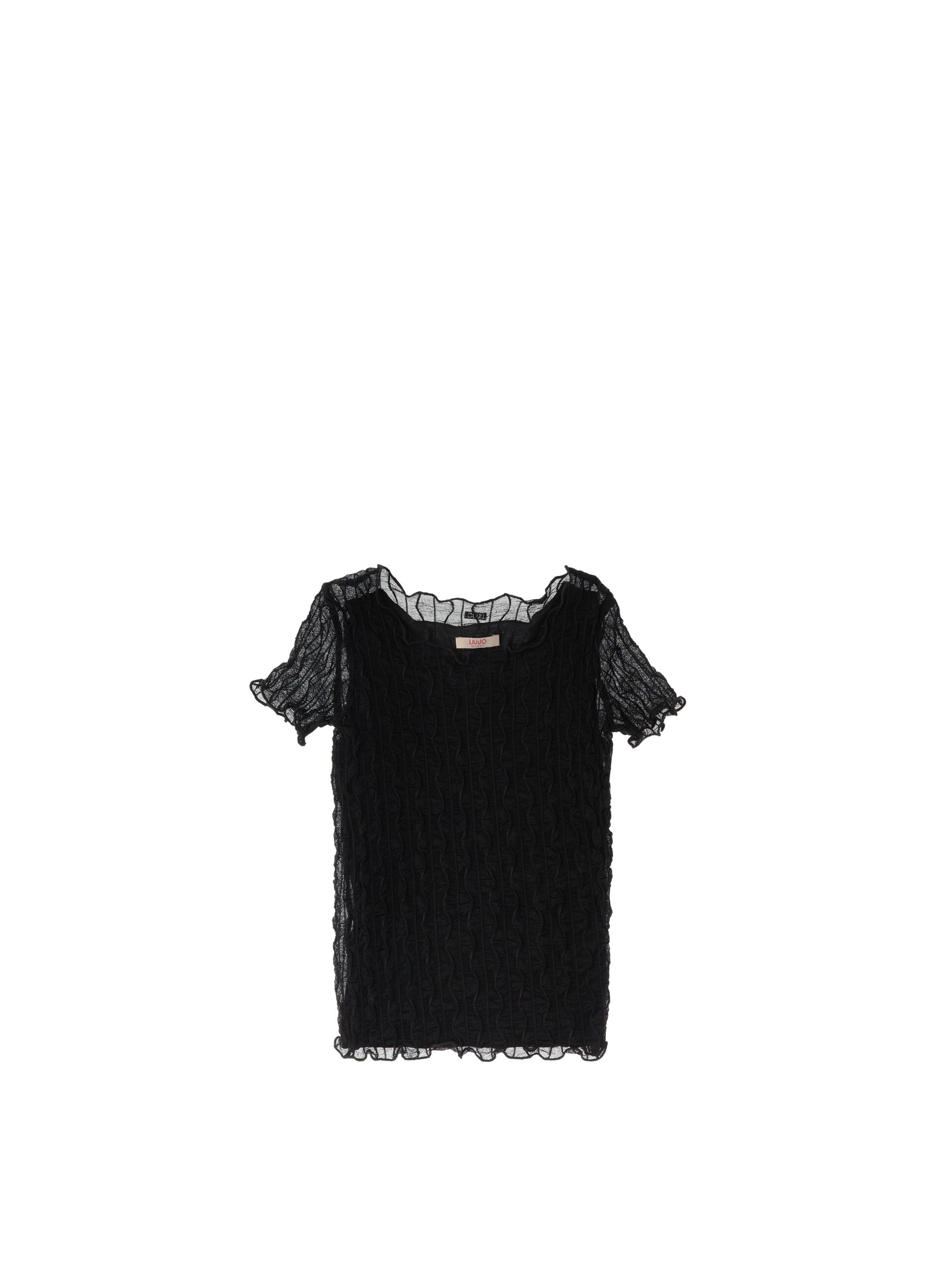 T-shirt girocollo JUNIOR NERO 12