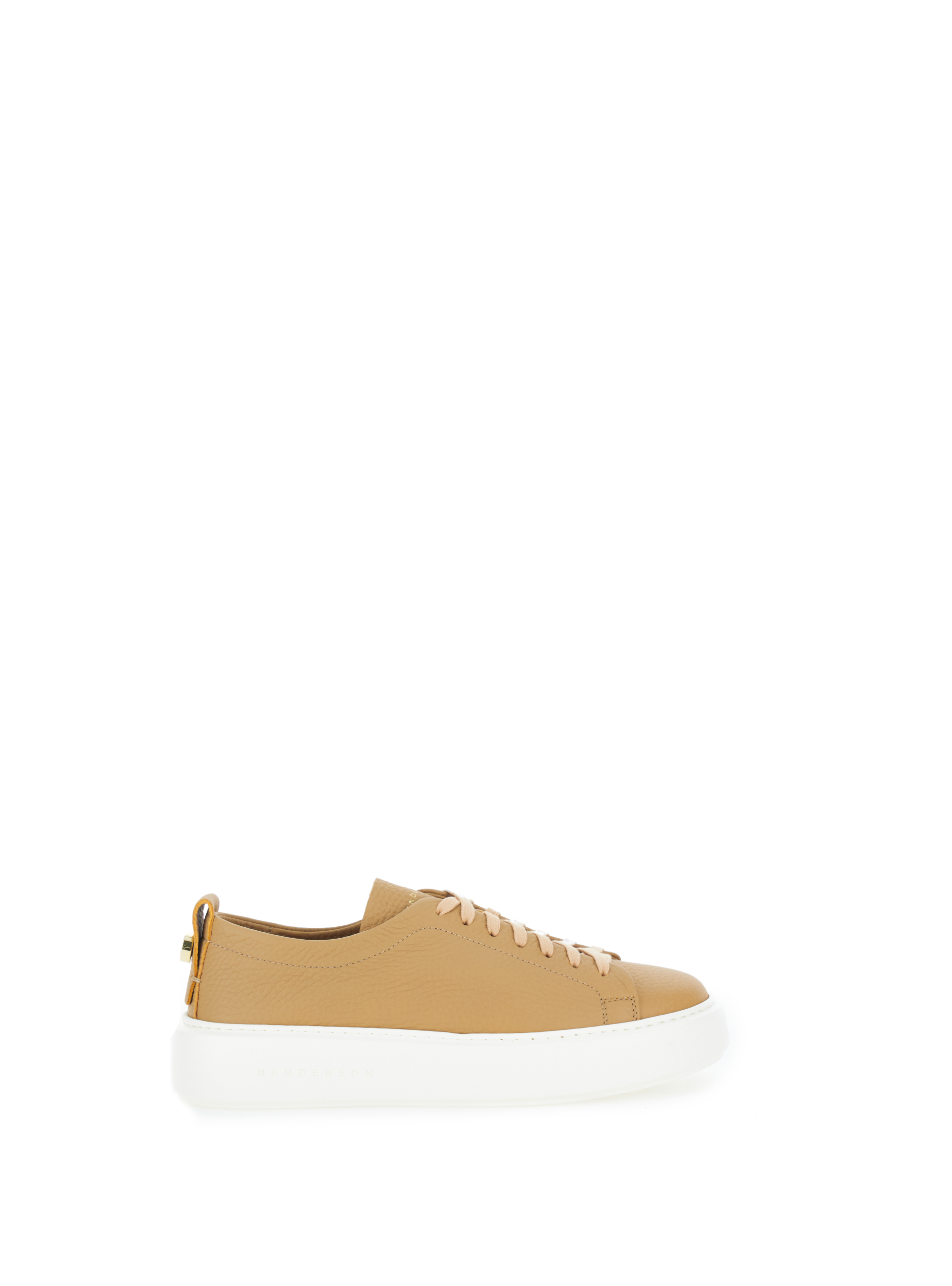 Sneakers in pelle CAMMELLO