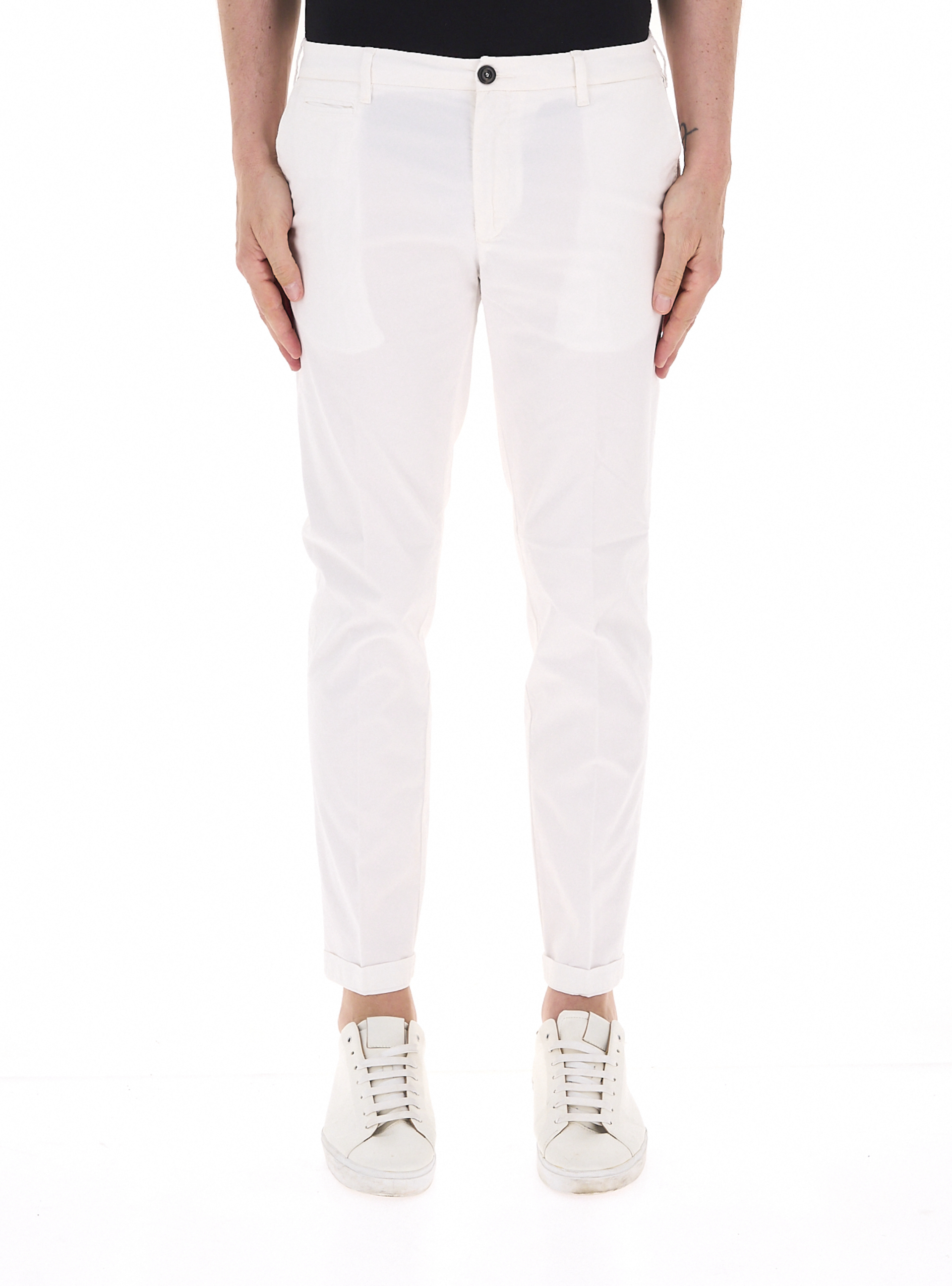Pantalone a sigaretta BIANCO