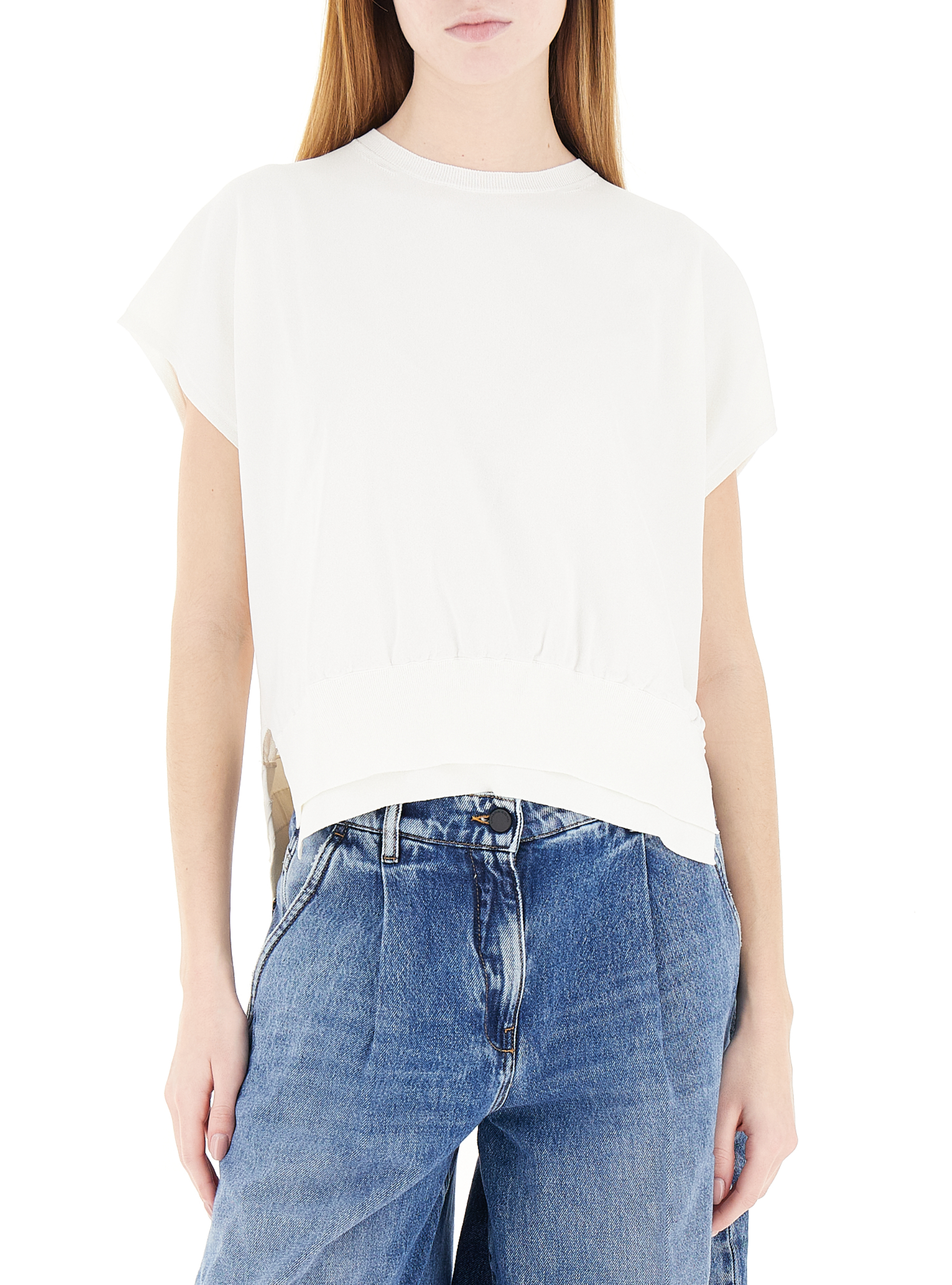 Maglia misto viscosa BIANCO M
