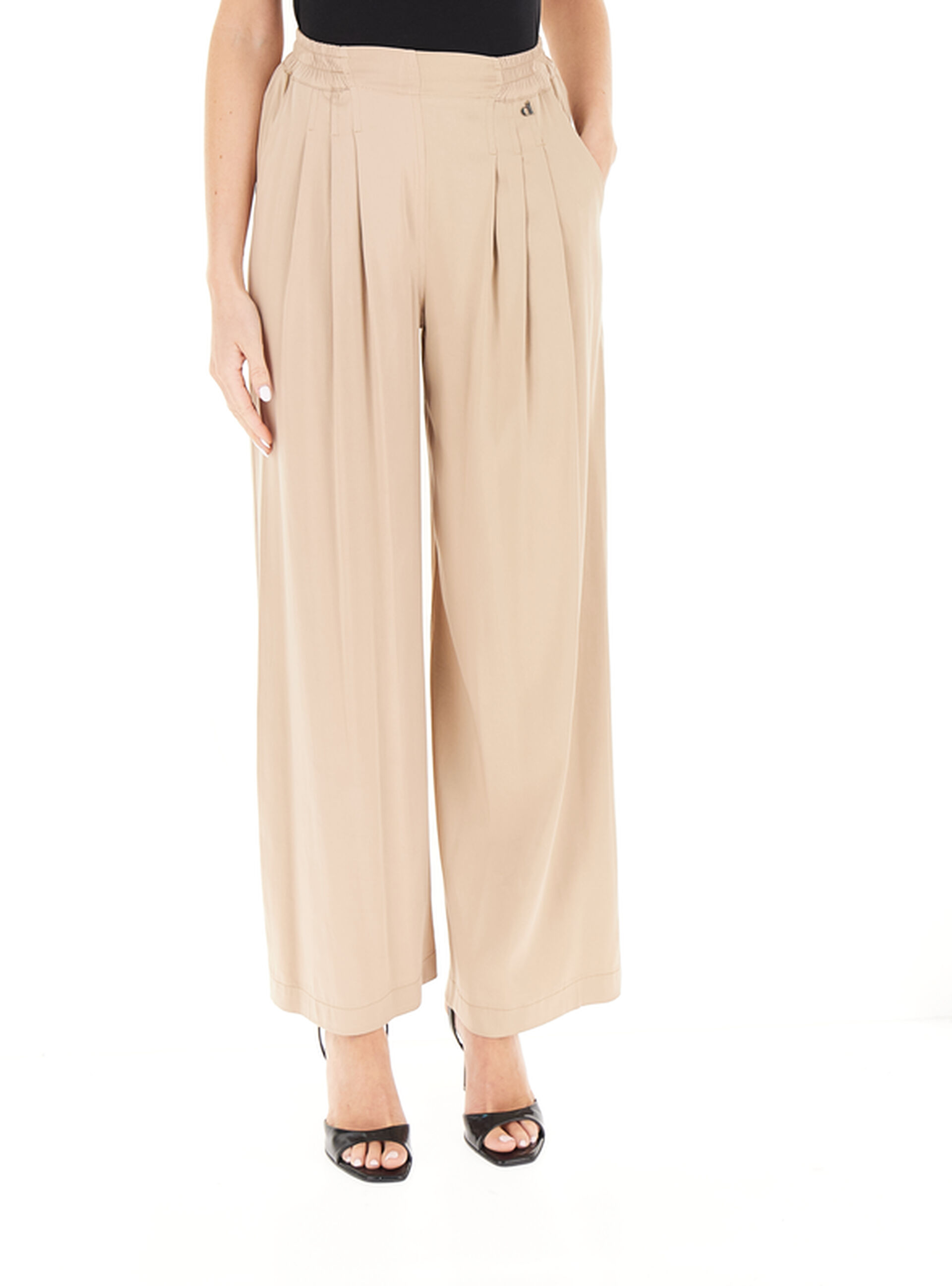 Dixie Pantalone con pinces BEIGE