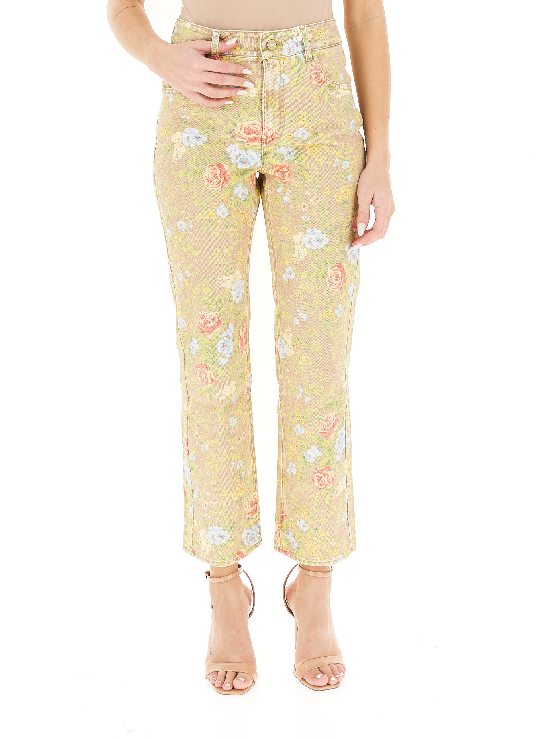 I BLUES Pantalone straight BEIGE