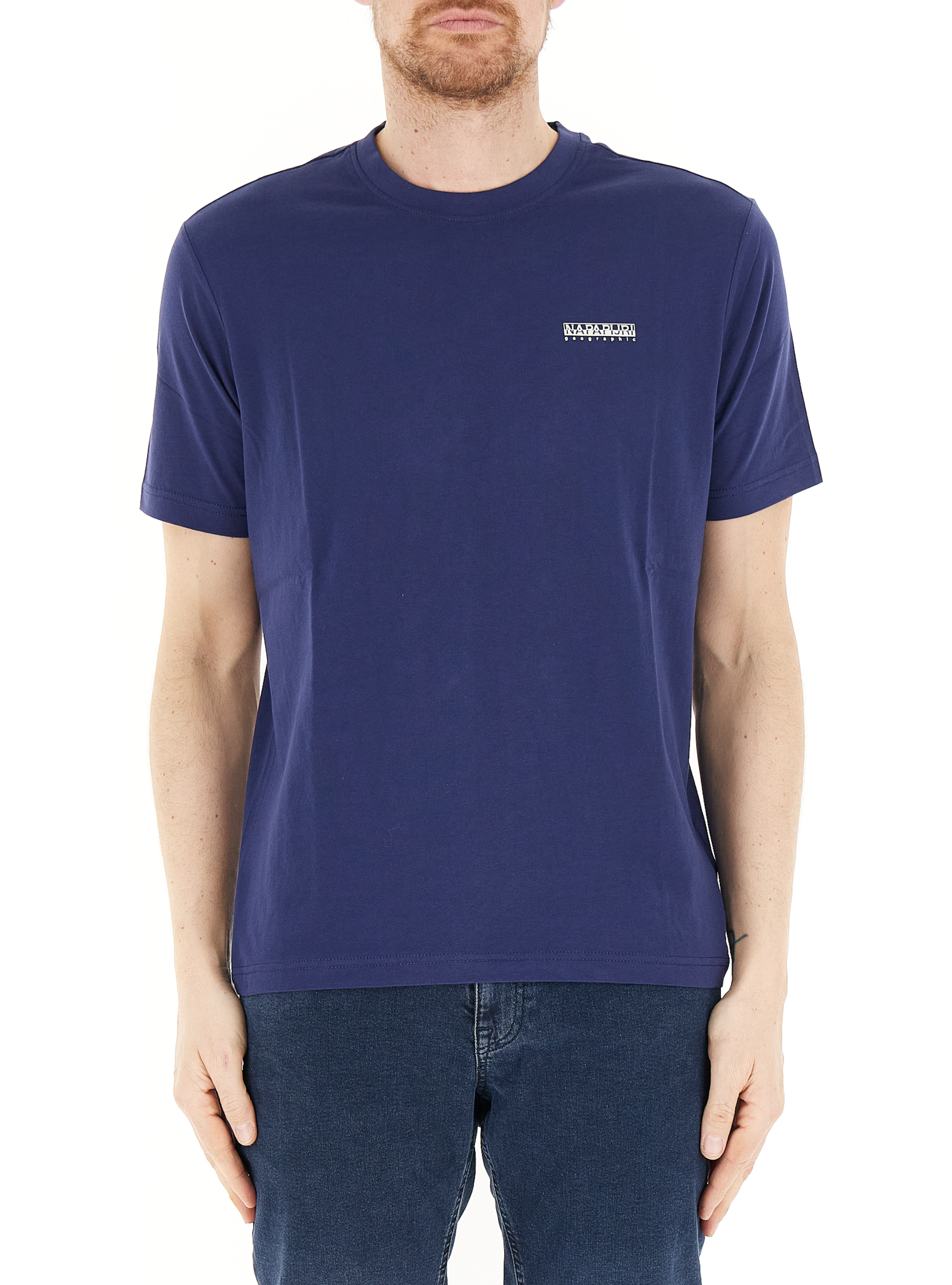 Napapijri T-shirt girocollo BLU S