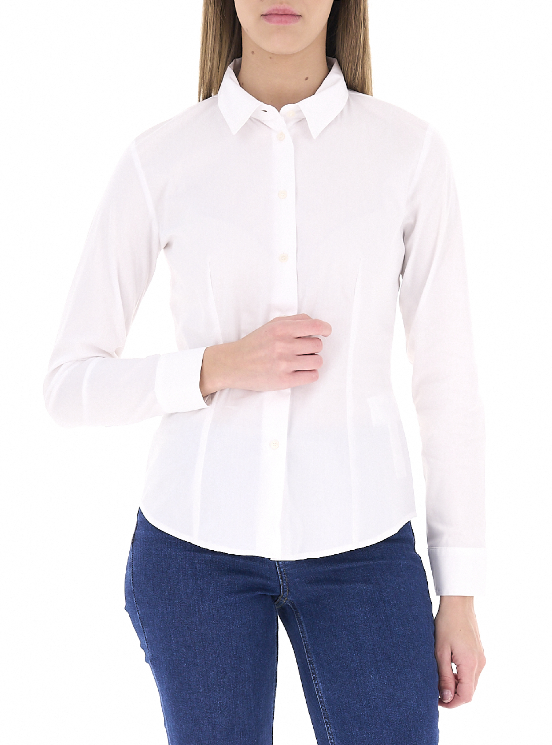 Camicia maniche lunghe PANNA