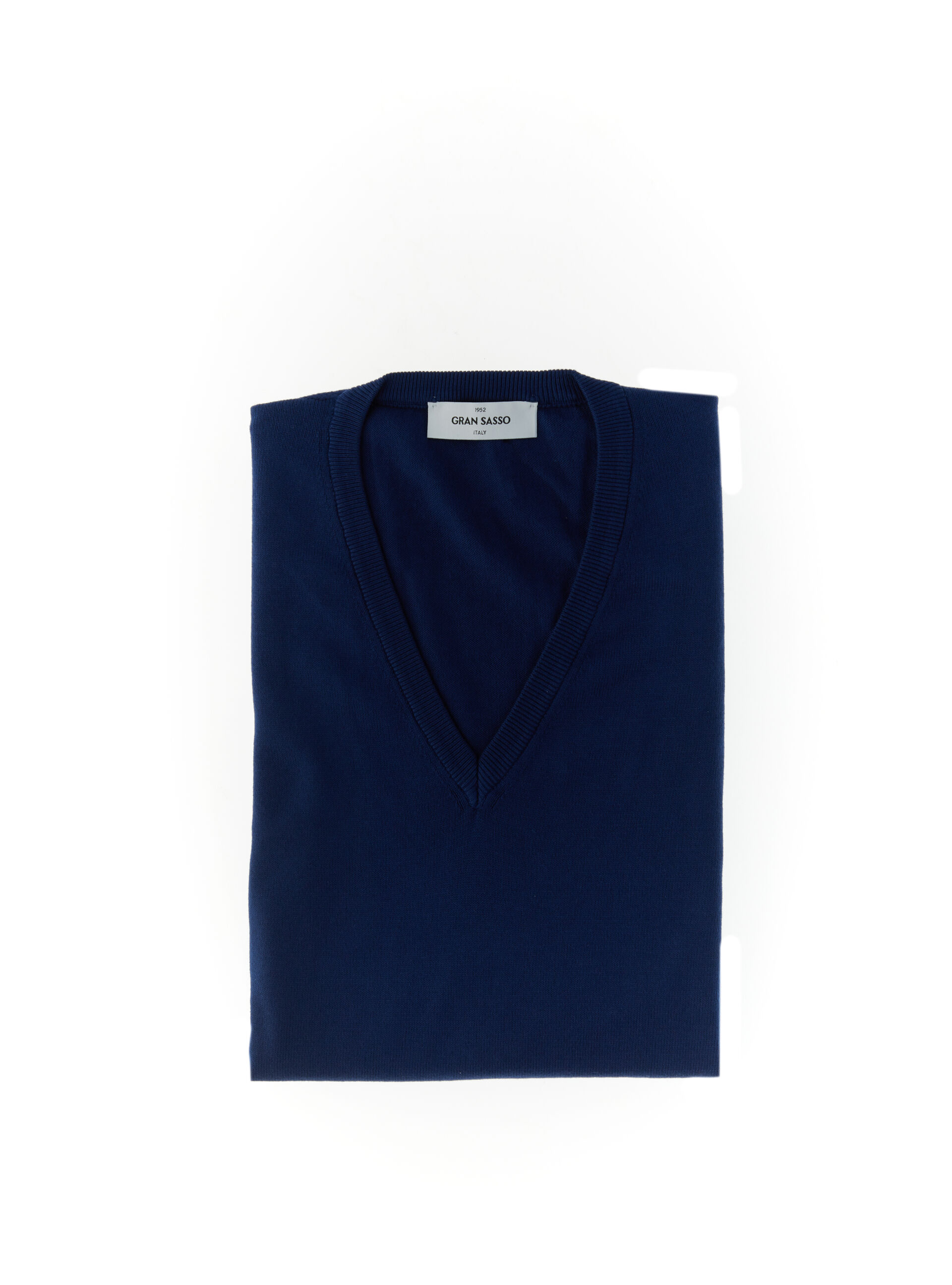 GRAN SASSO Gilet scollo V BLU 60