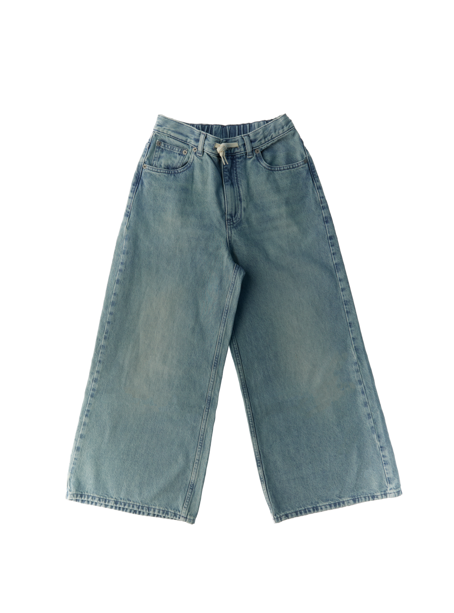 Jeans wide leg BLU CHIARO 12Y