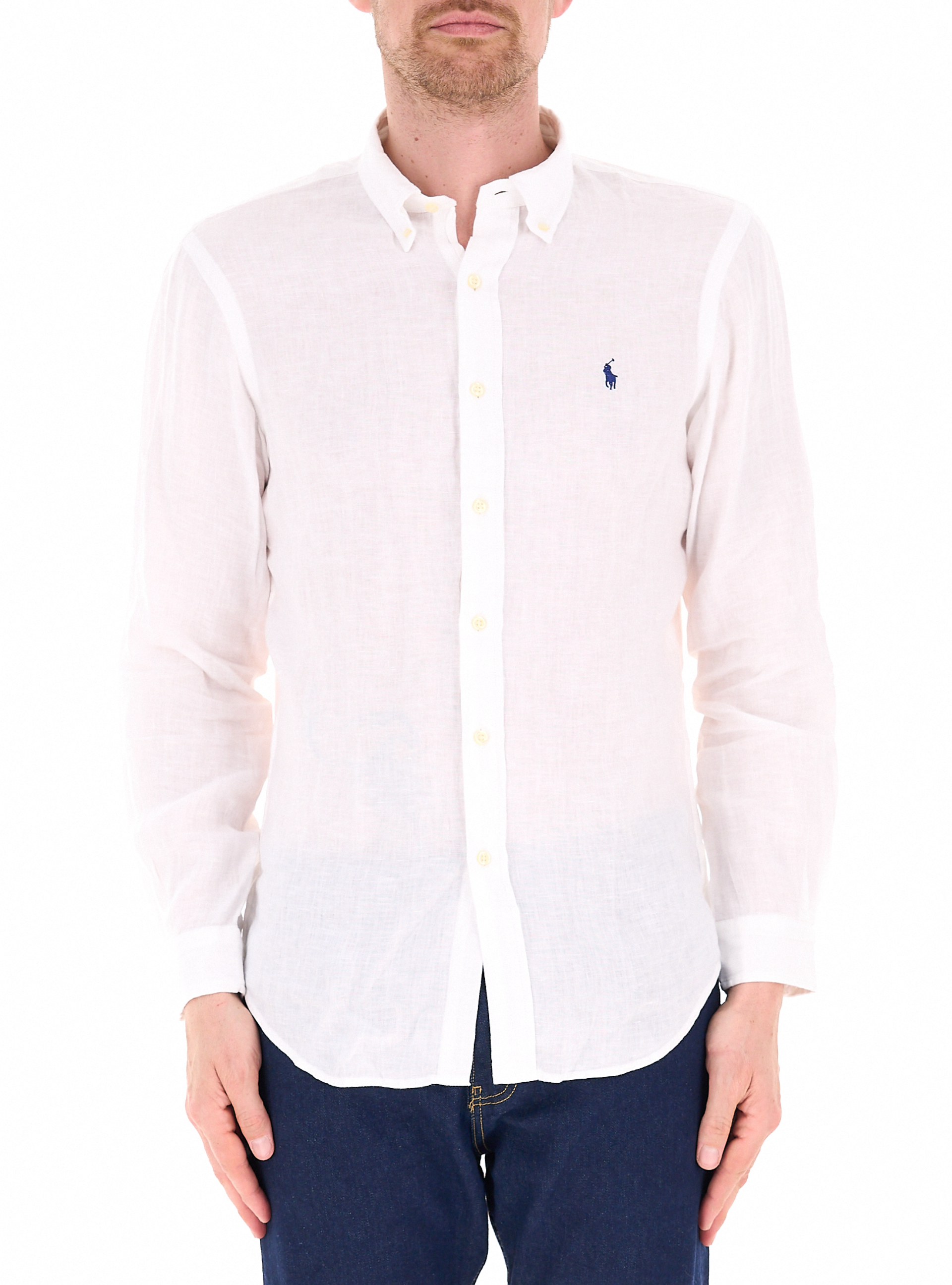 Camicia in lino POLO PANNA L