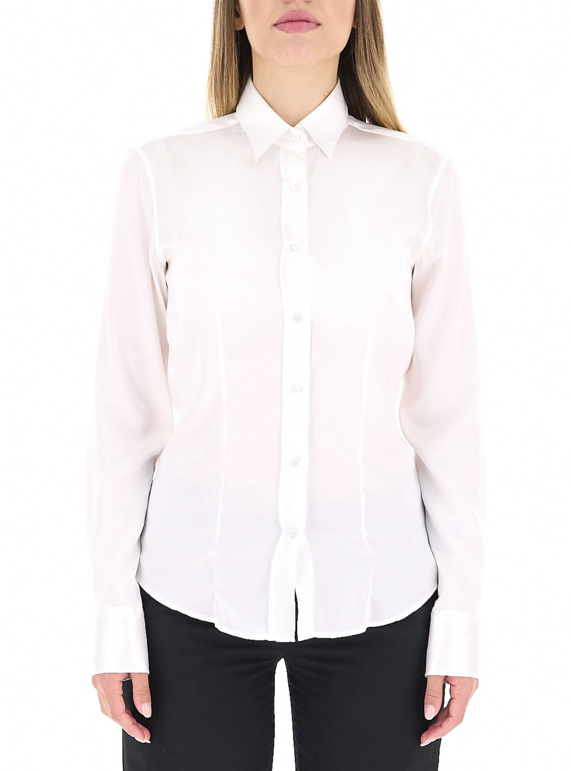 XACUS Camicia in seta BIANCO