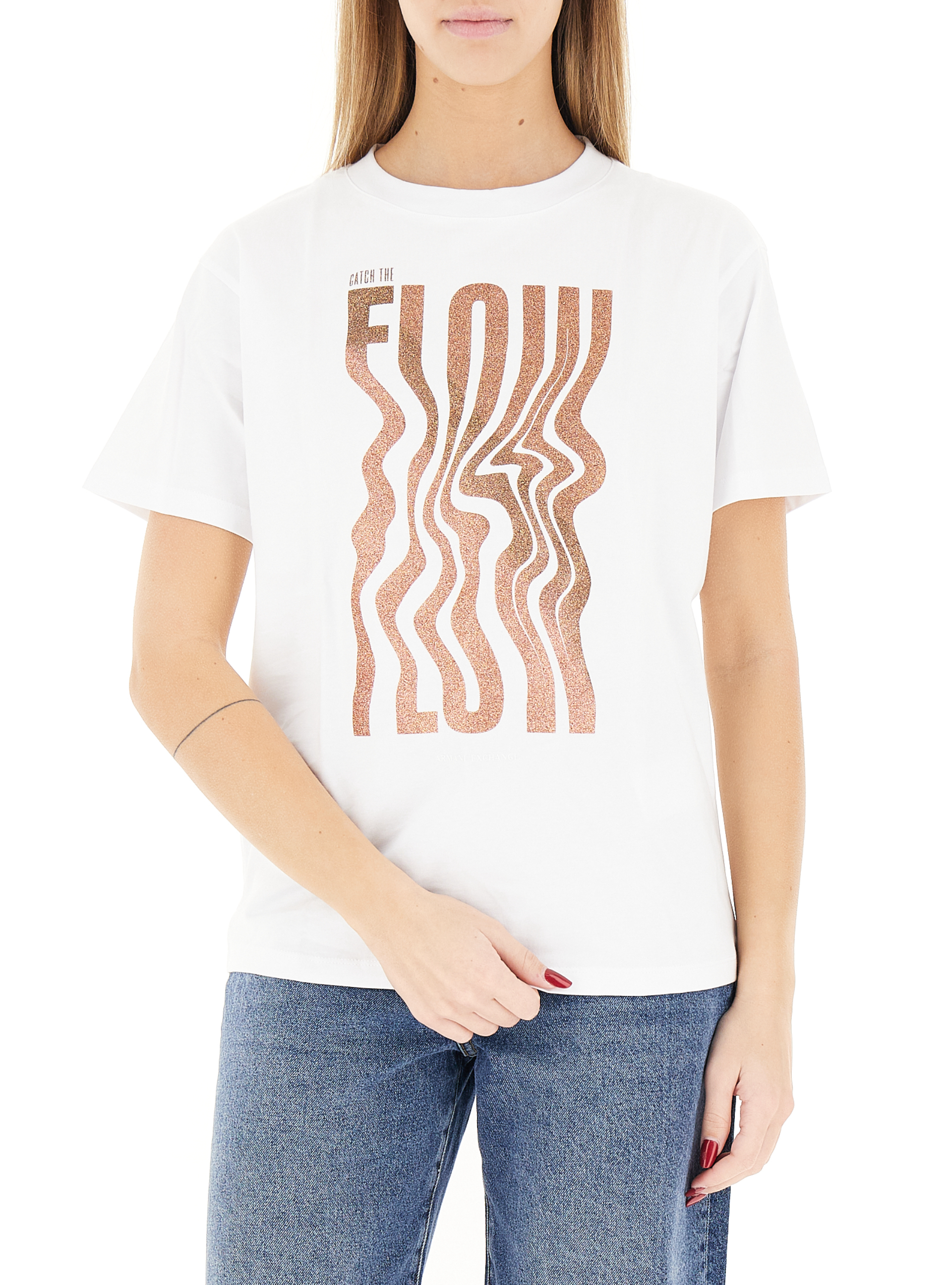 T-shirt girocollo BIANCO