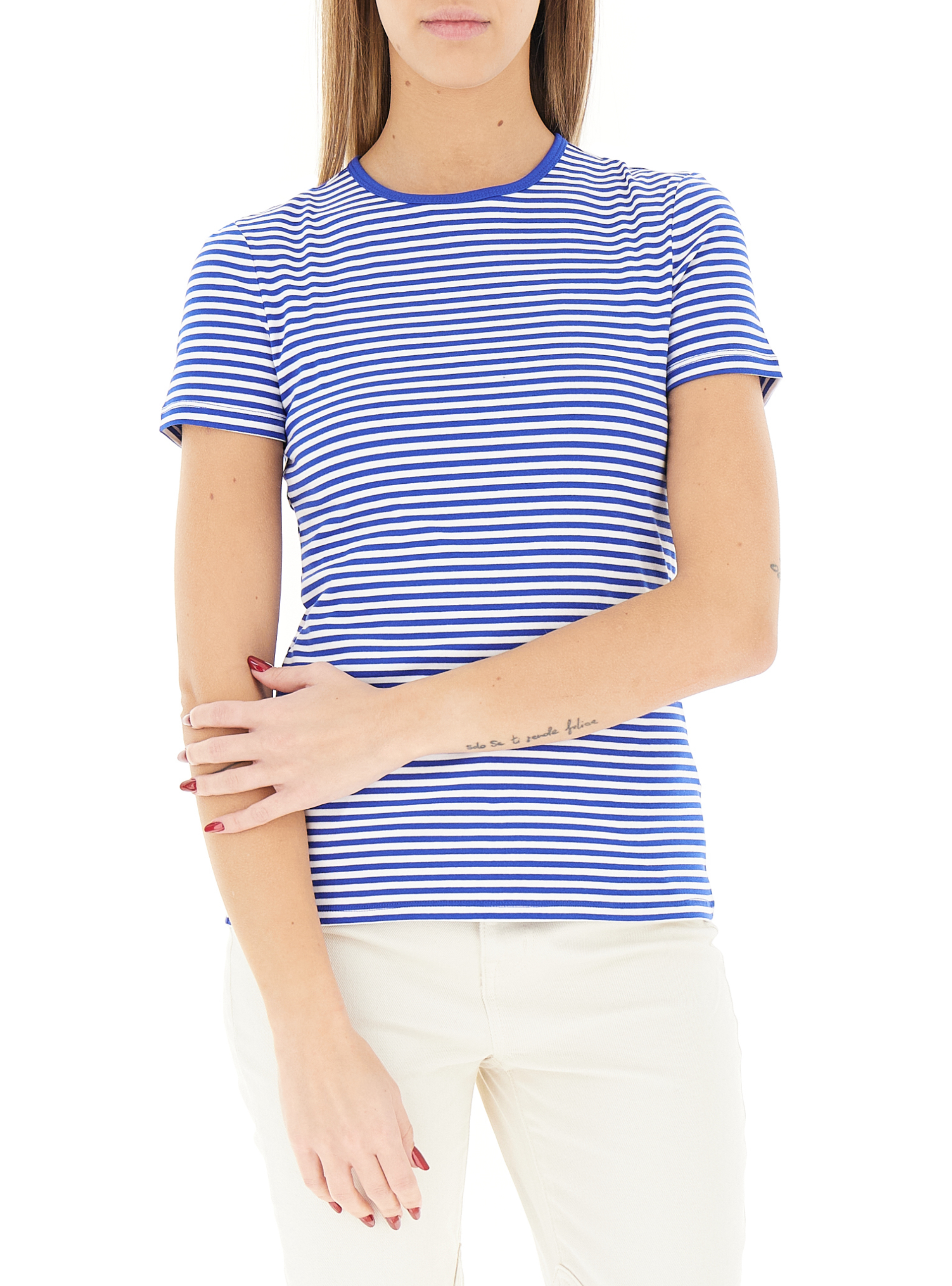 T-shirt girocollo LAUREN BLU XS